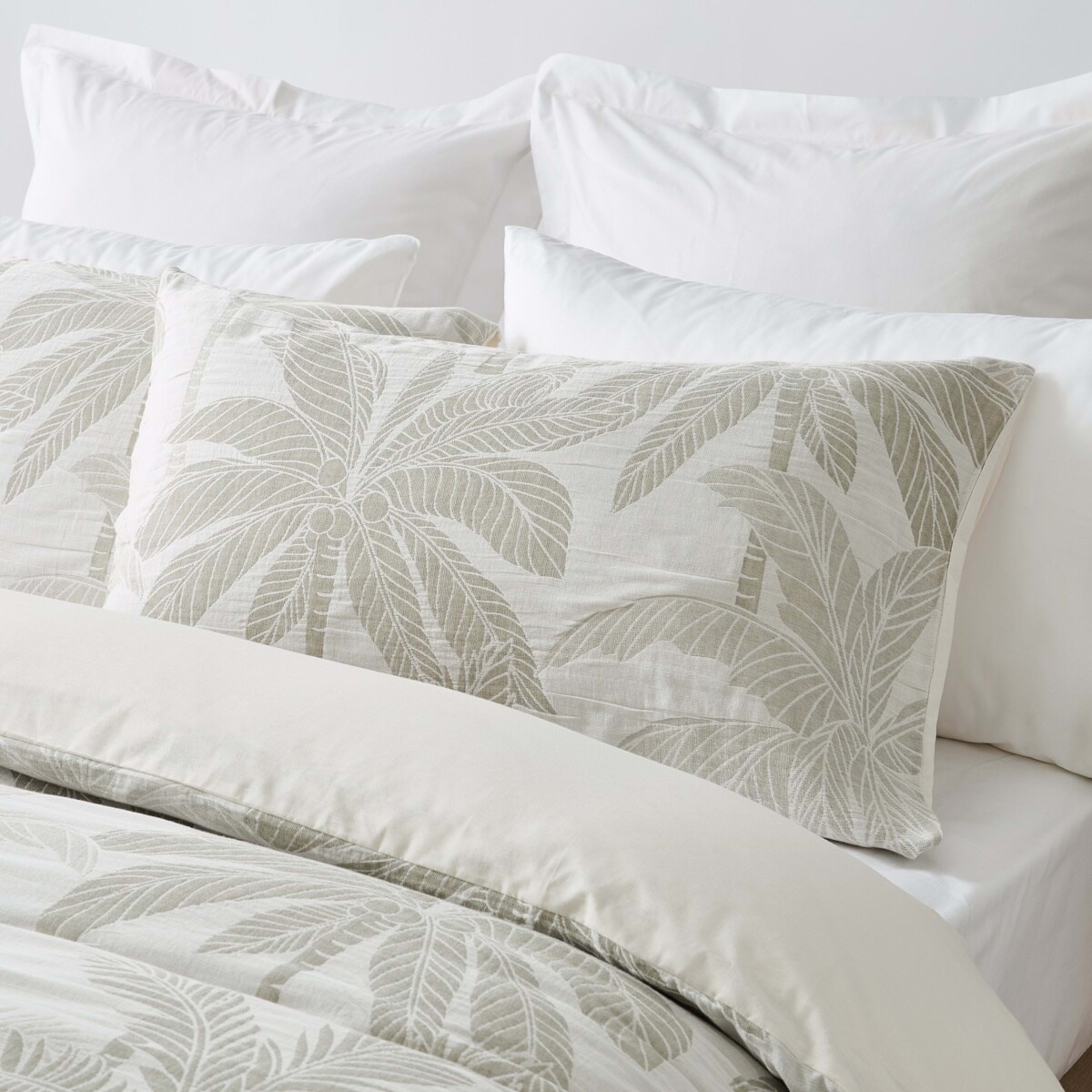 2 Palm Cotton Quilt Cover Set - Double Bed, 2 of 6