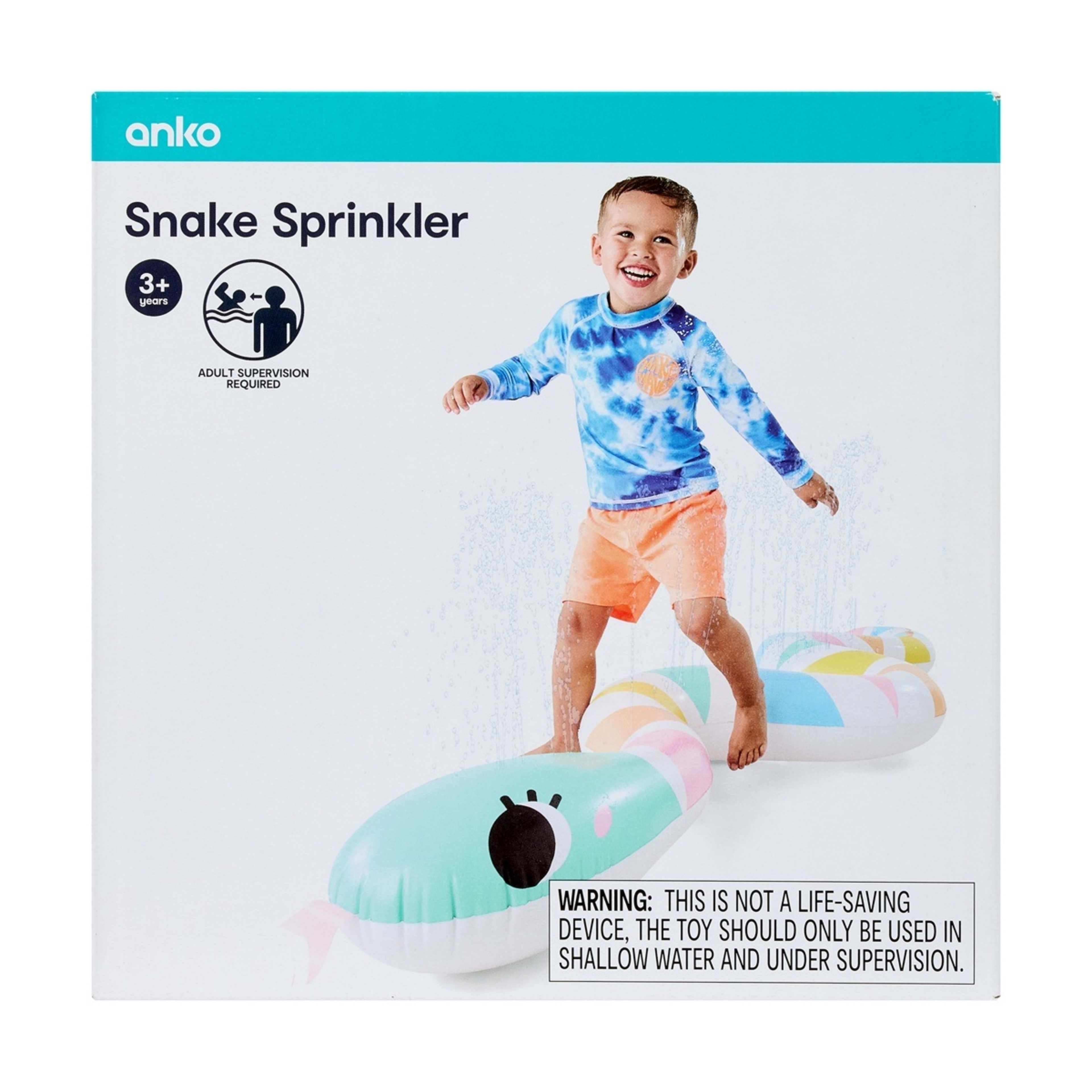 7 Inflatable Snake Sprinkler, 7 of 7