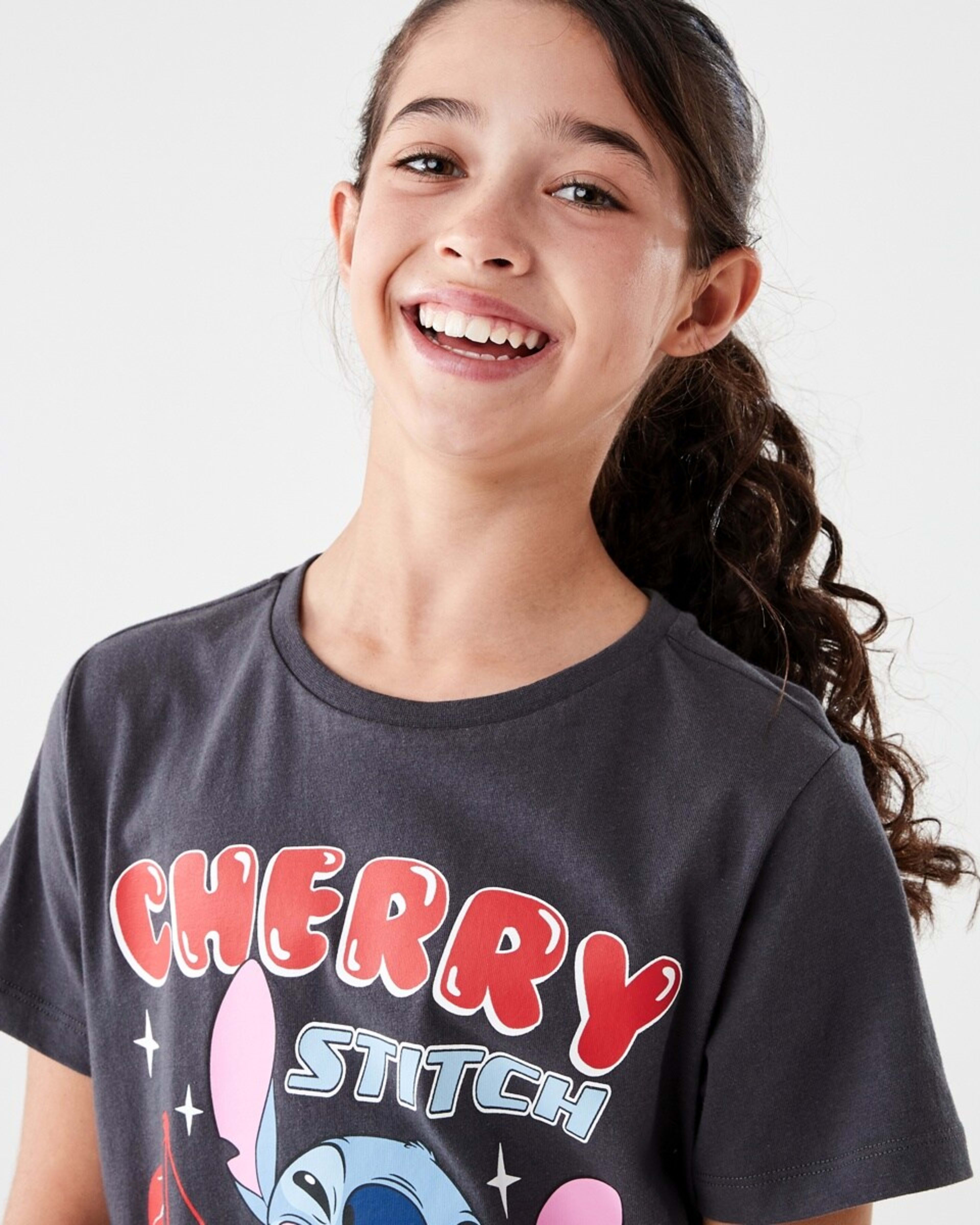 4 Disney Lilo & Stitch License T-shirt LILO AND STITCH CHERRY, 4 of 6