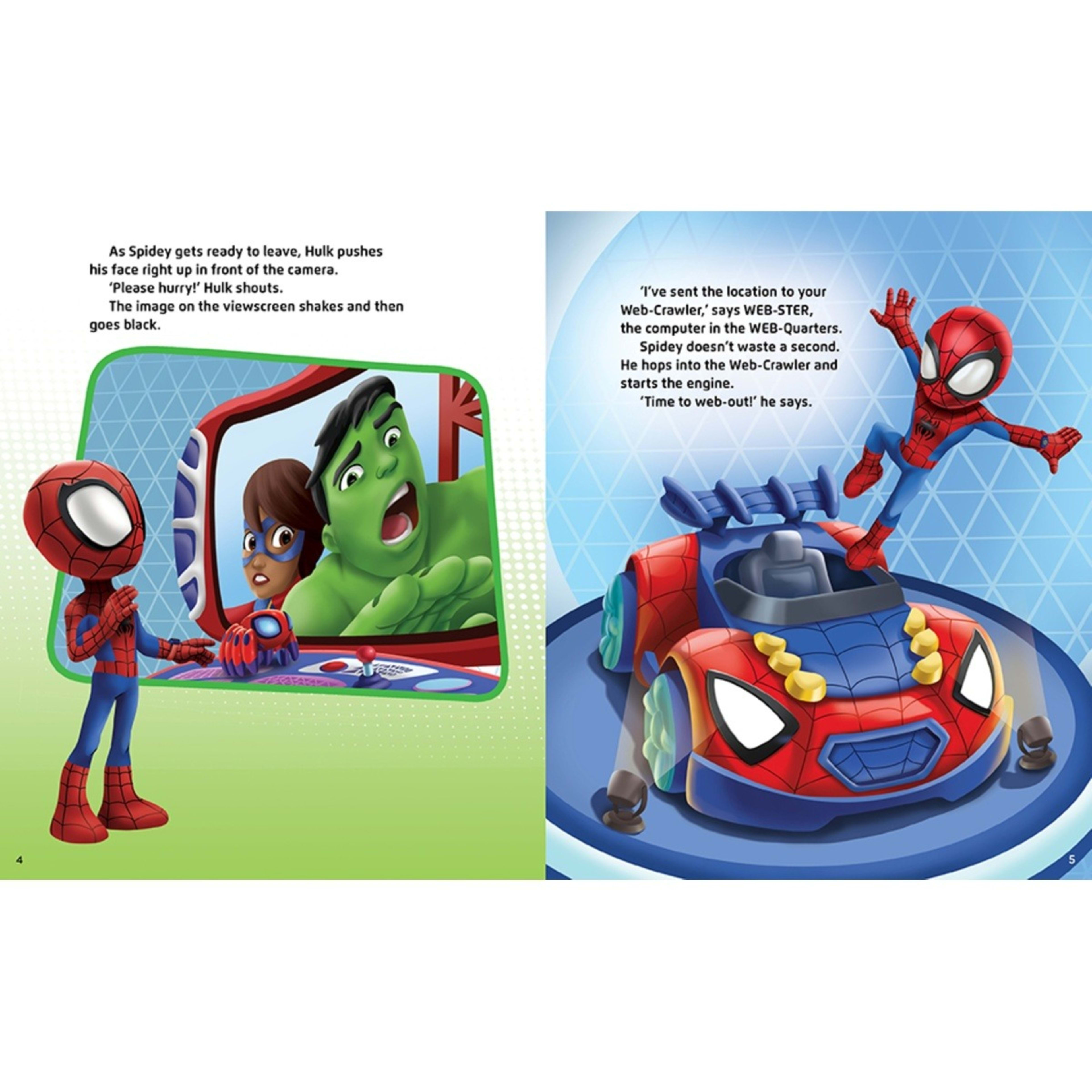 3 Disney Junior Marvel Spidey and his Amazing Friends Collect Me Books: Construction Destruction - Book, 3 of 4
