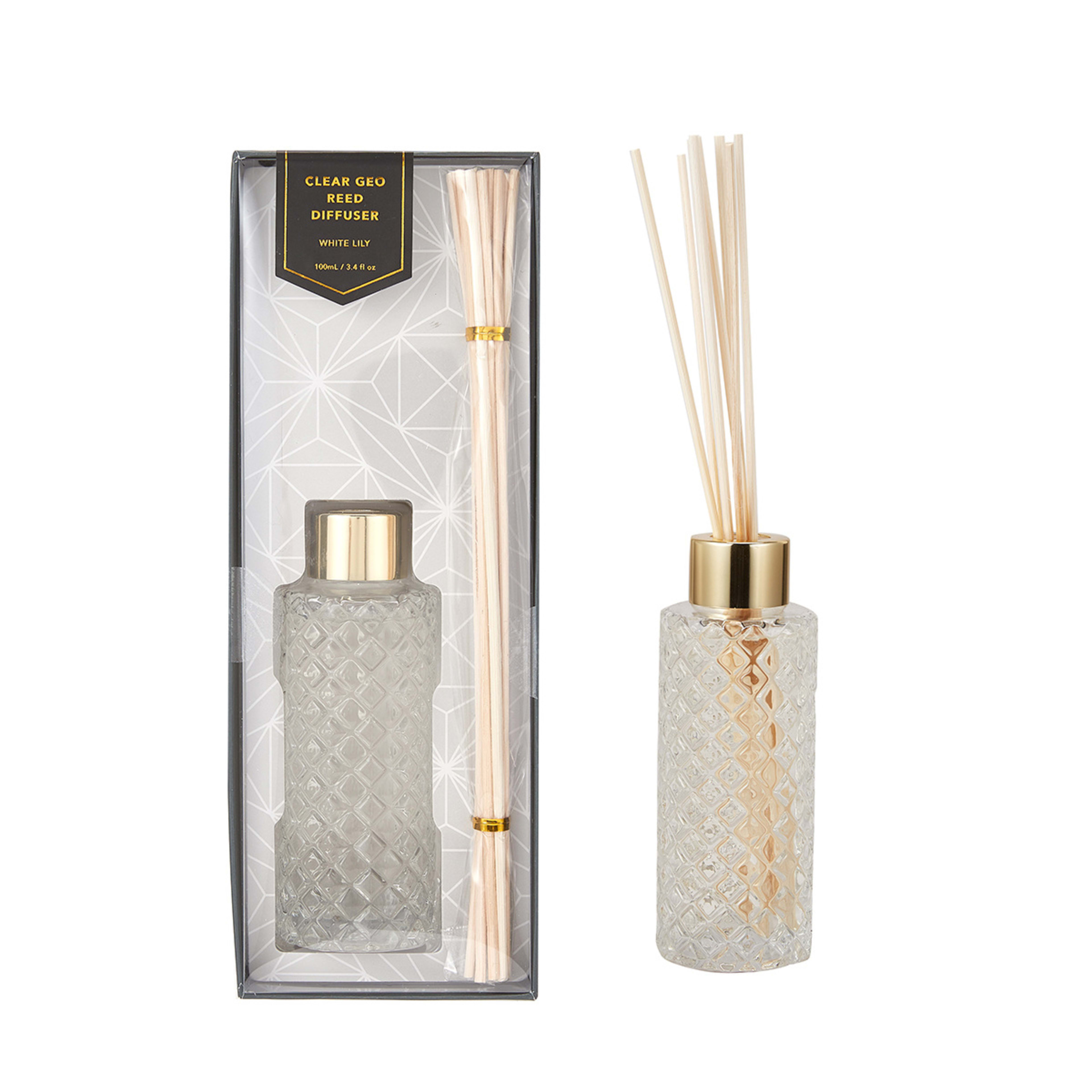 Clear Geo Reed Diffuser 100ml