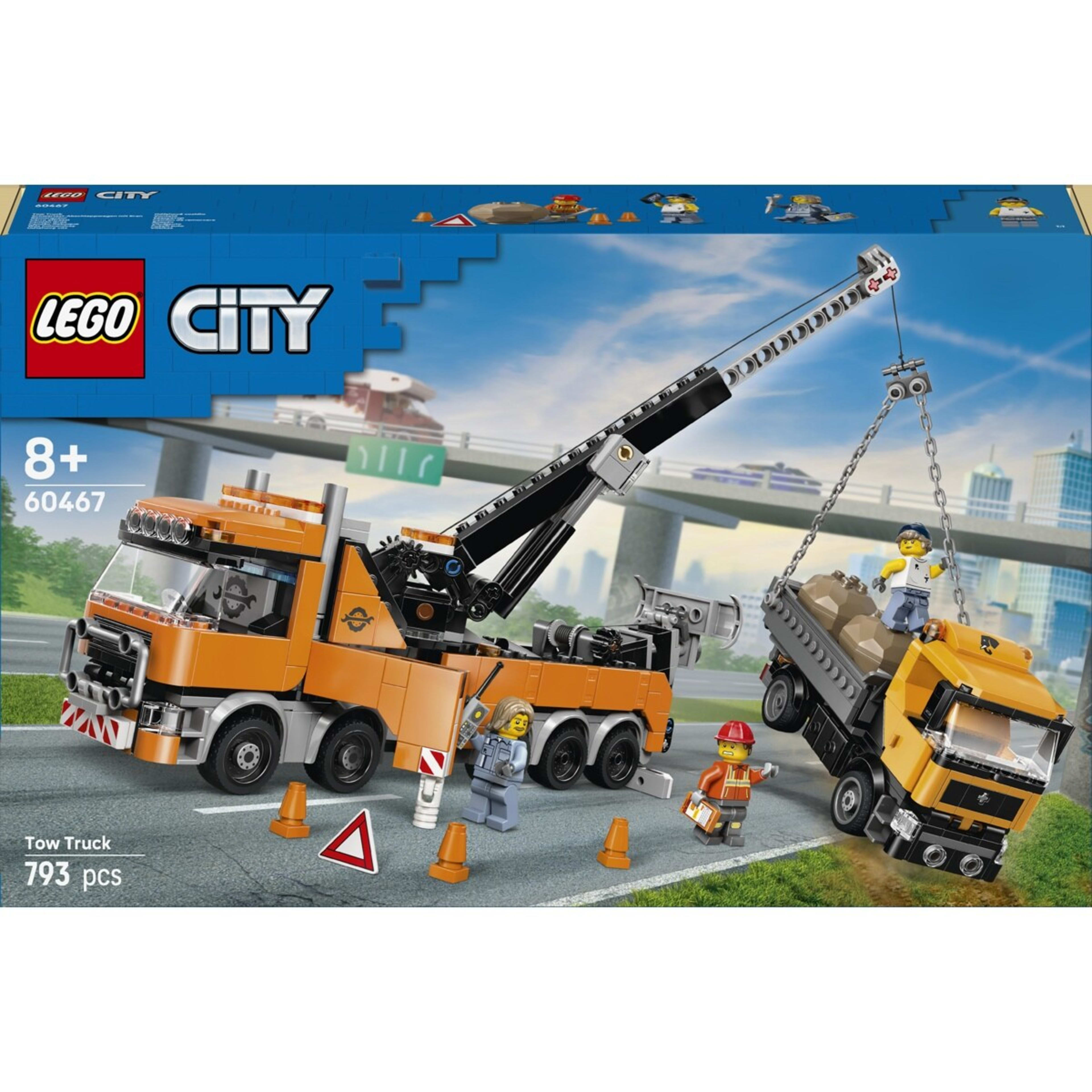 1 LEGO City Heavy-Duty Recovery Tow Truck with Crane 60467