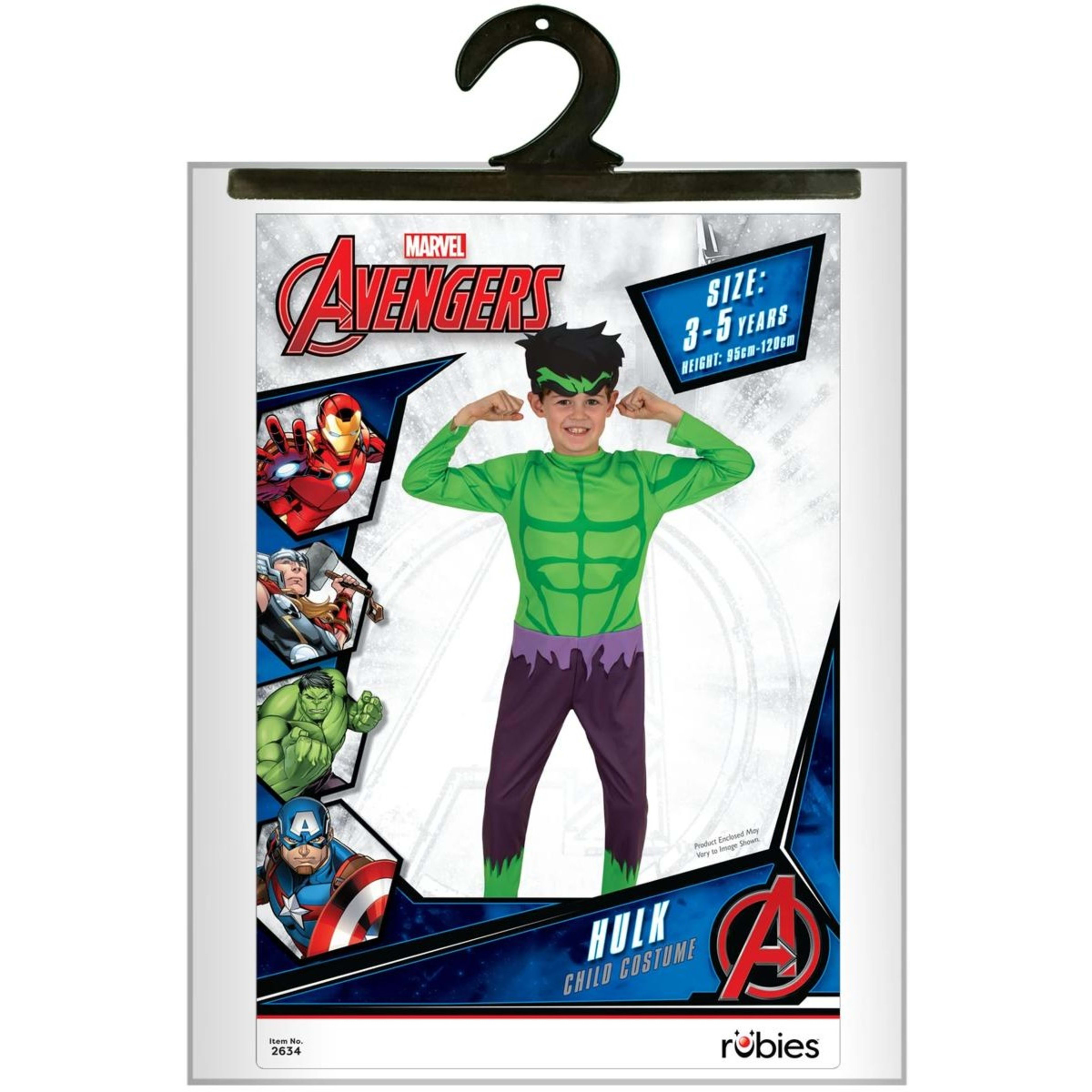 5 Marvel Avengers Hulk Costume - Ages 3-5, 5 of 5