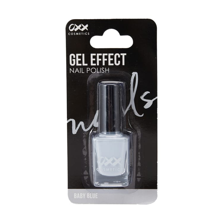 OXX Cosmetics Gel Effect Nail Polish Baby Blue Kmart