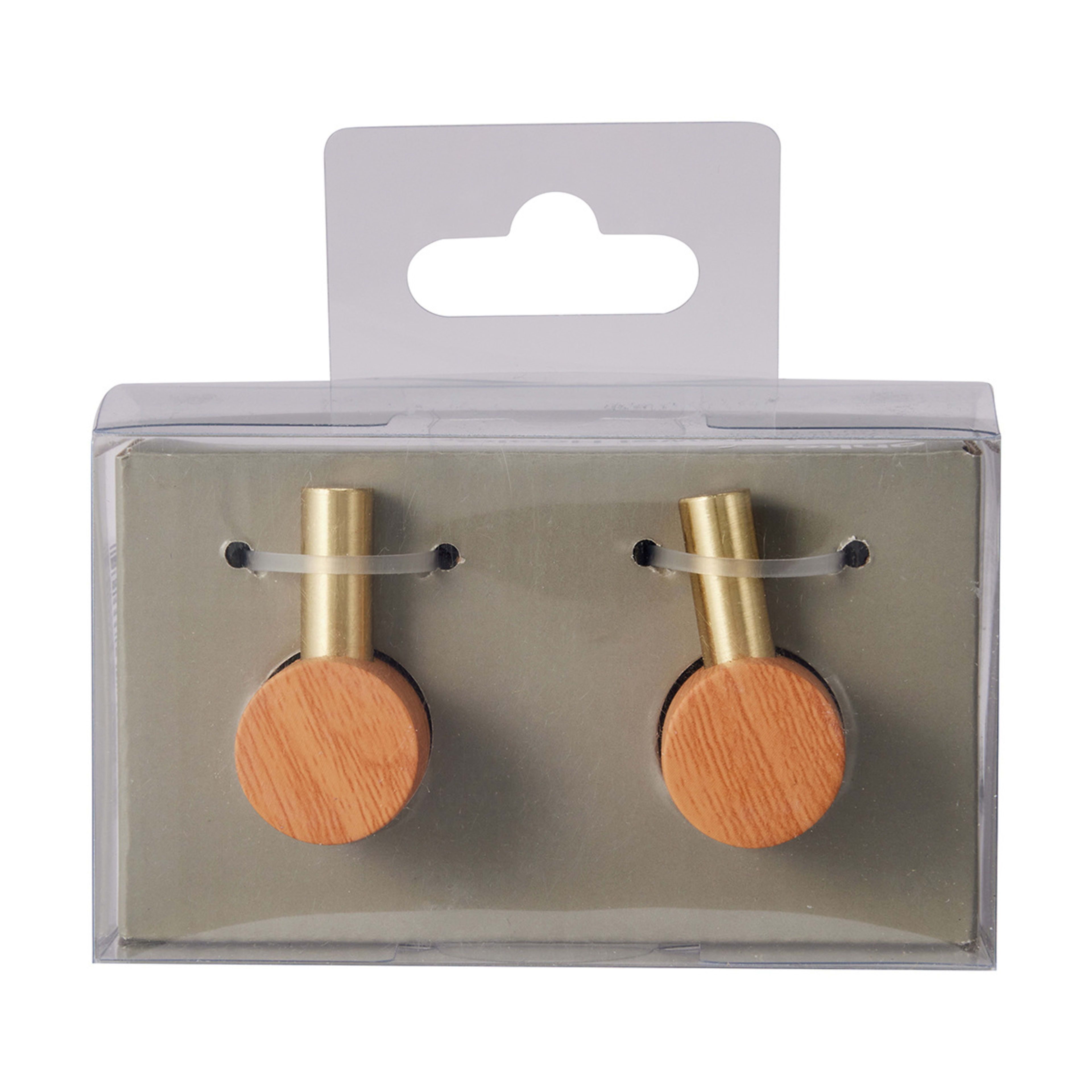 2 Pack Decorative Bath Towel Hooks Gold Look Kmart