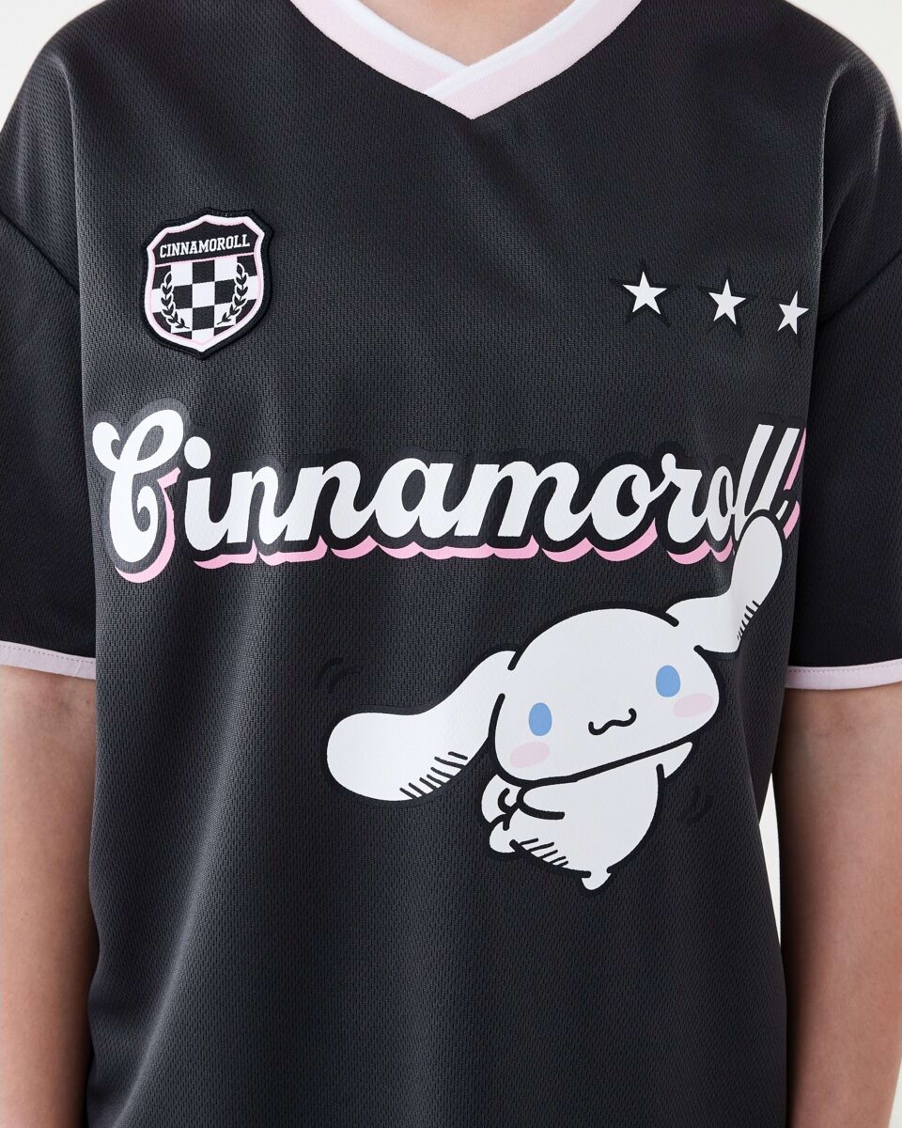 5 Cinnamoroll License Mesh V-Neck T-shirt Cinnamorol, 5 of 8