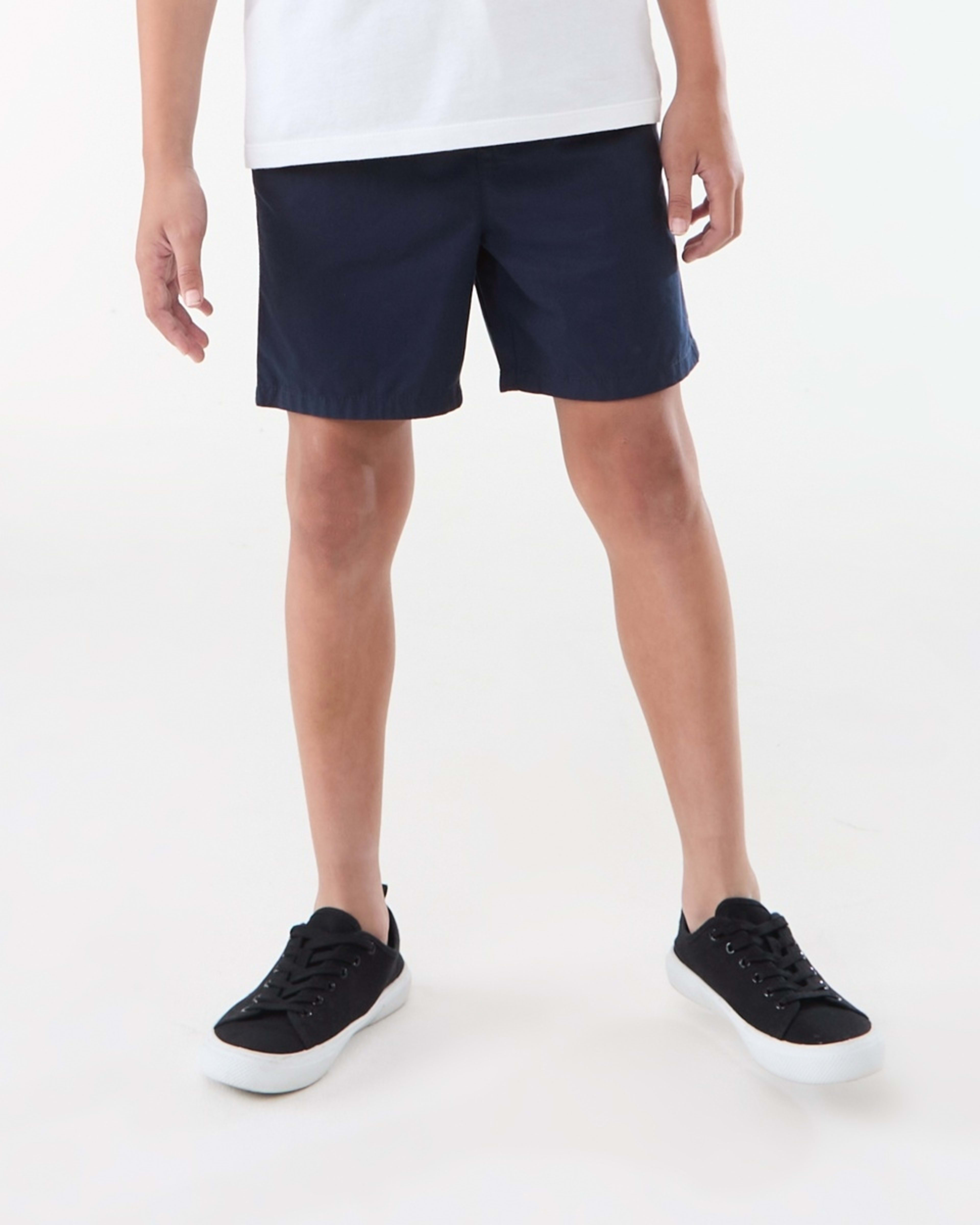 1 Pull On Twill Shorts DRESS BLUE