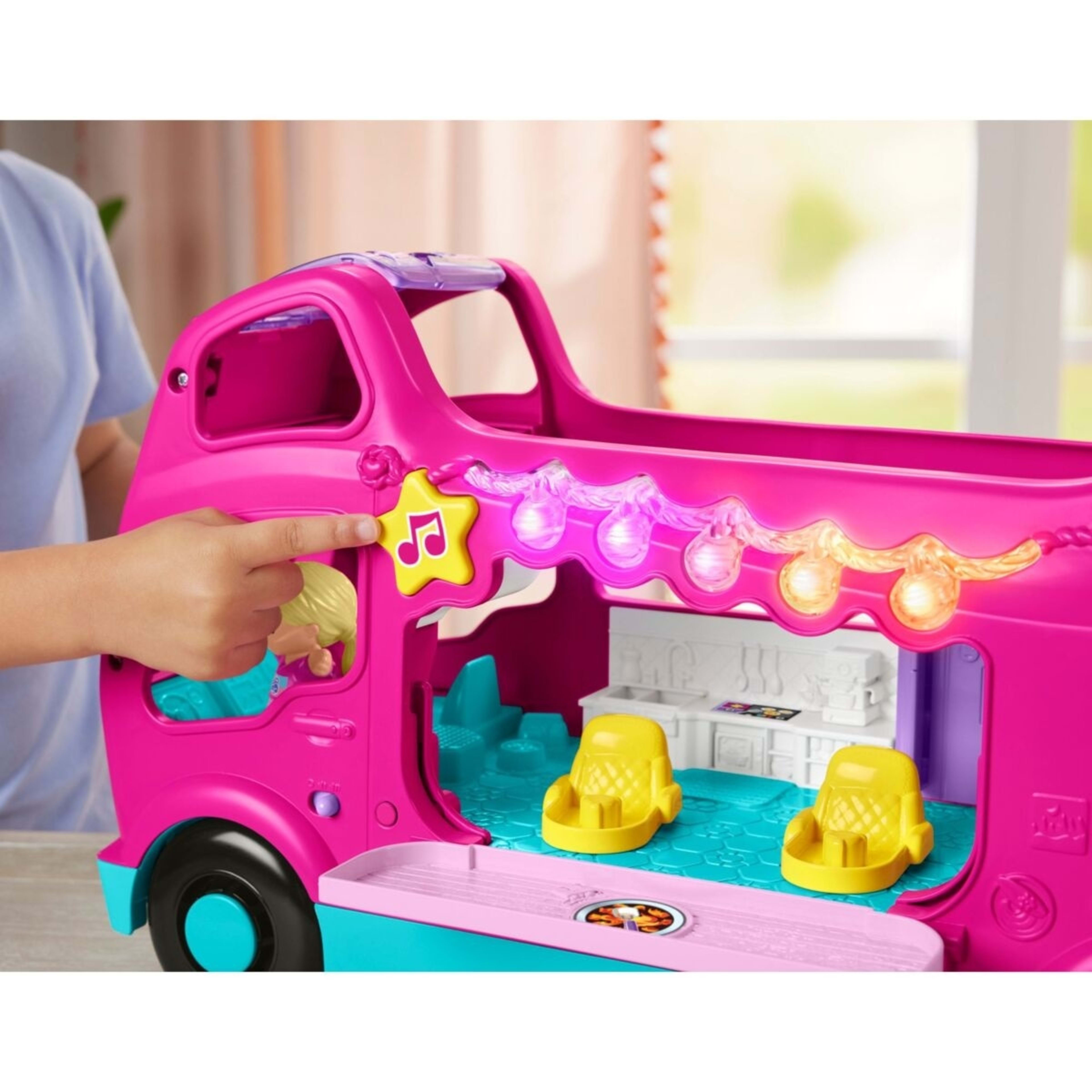 4 Fisher-Price Barbie Little People Little Dream Camper Playset, 4 of 7