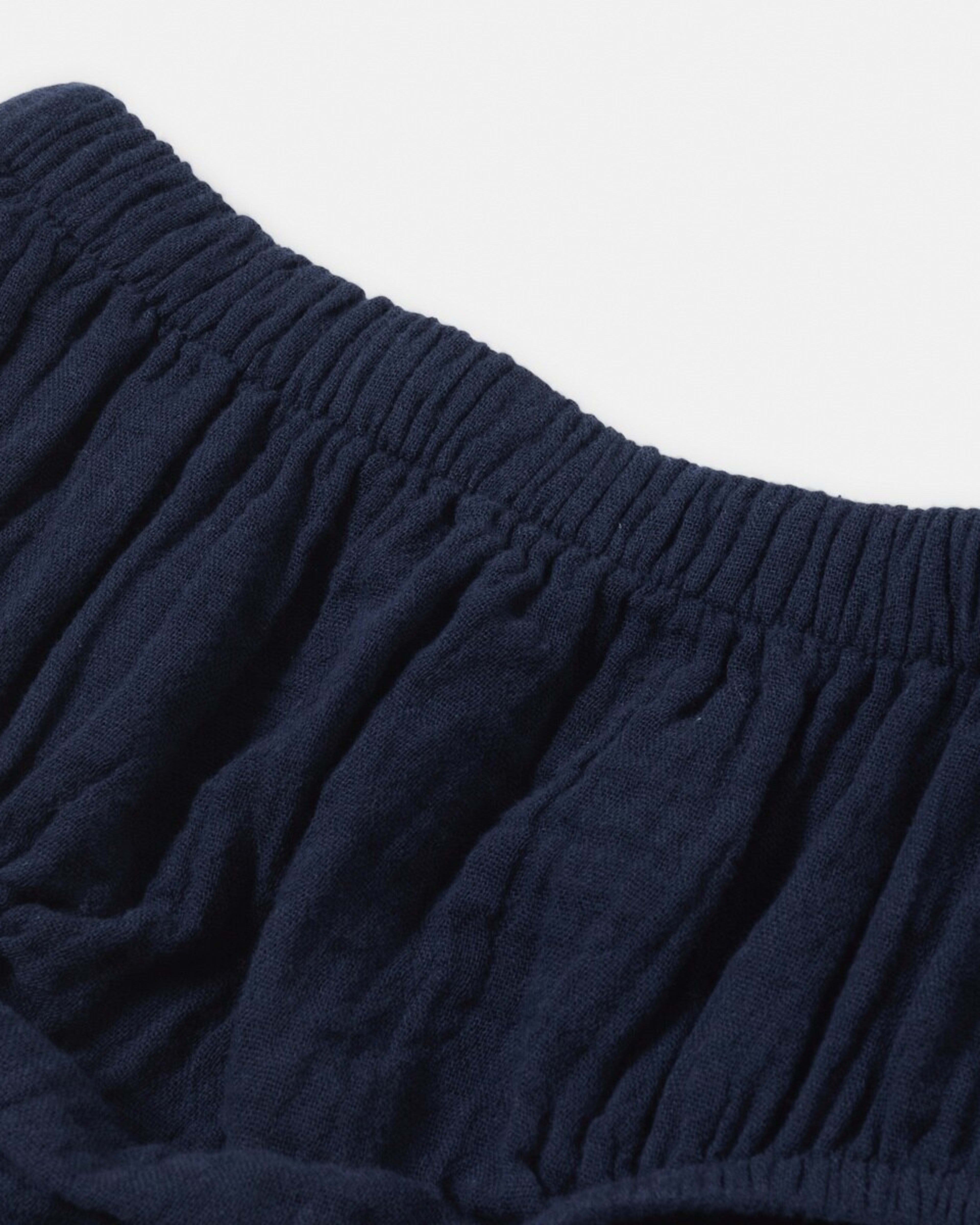 7 Tiered Dress Navy Dots, 7 of 7