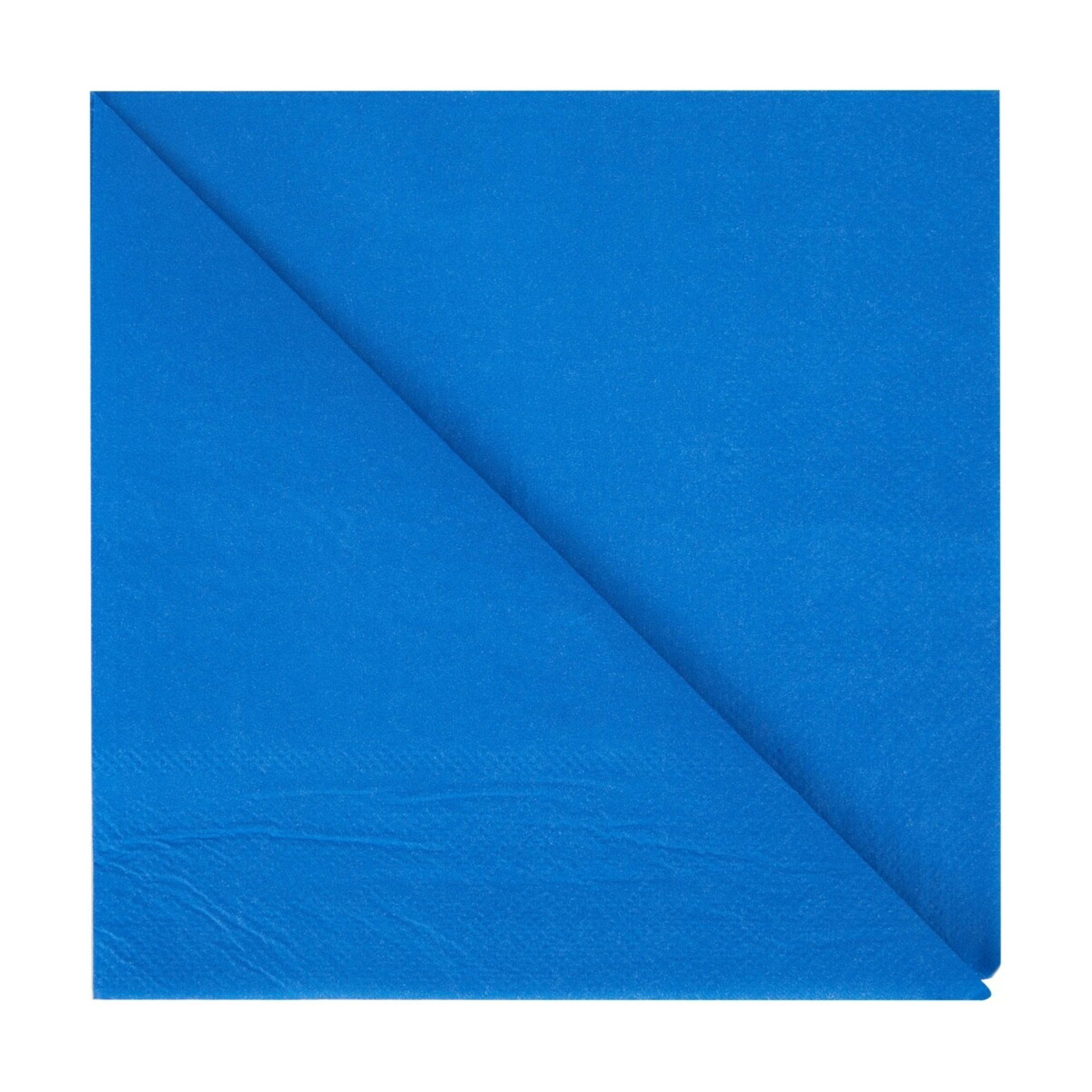 3 50 Piece Blue Paper Napkins, 3 of 4