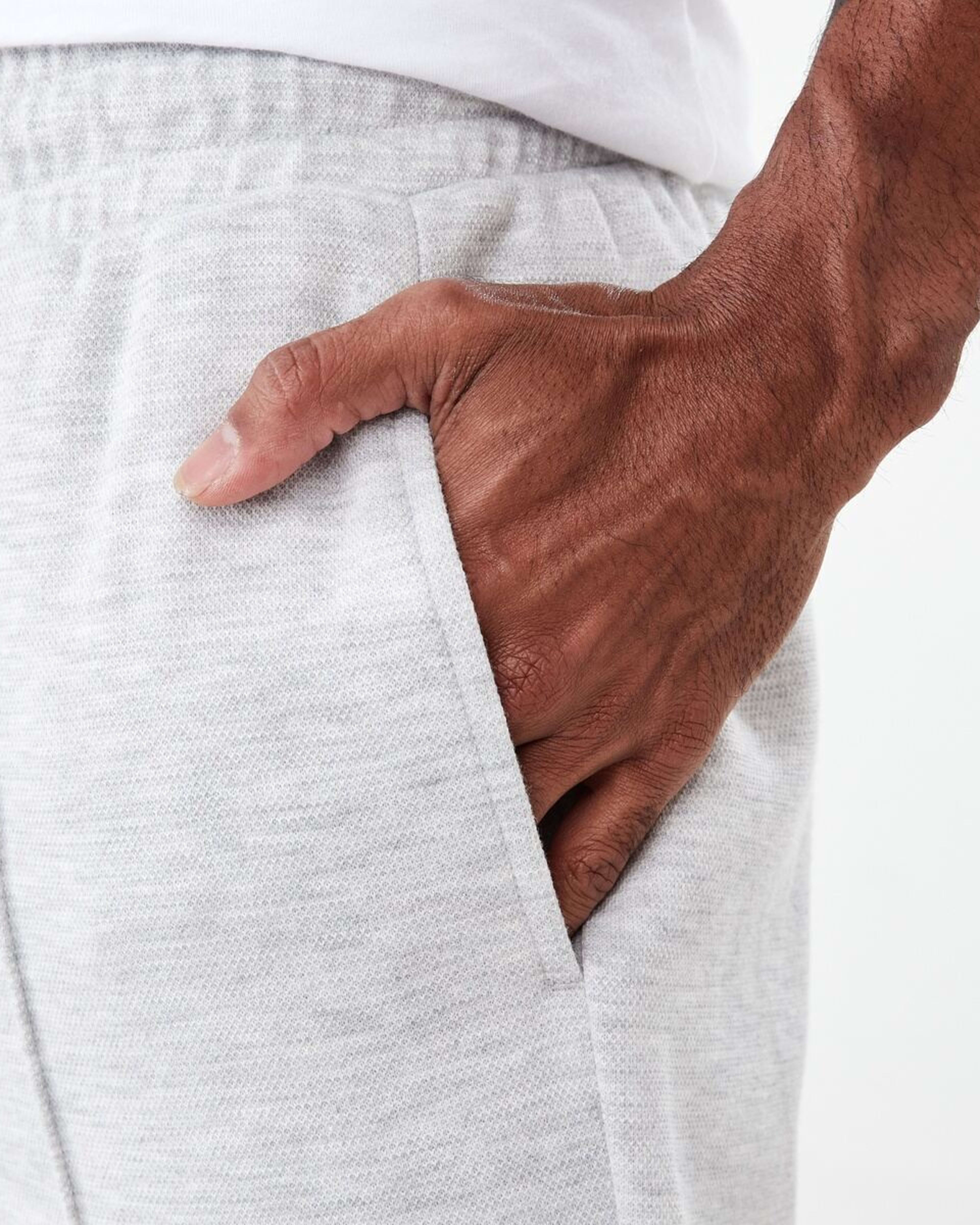 5 Pique Texture Trackpants Ice Marle, 5 of 5