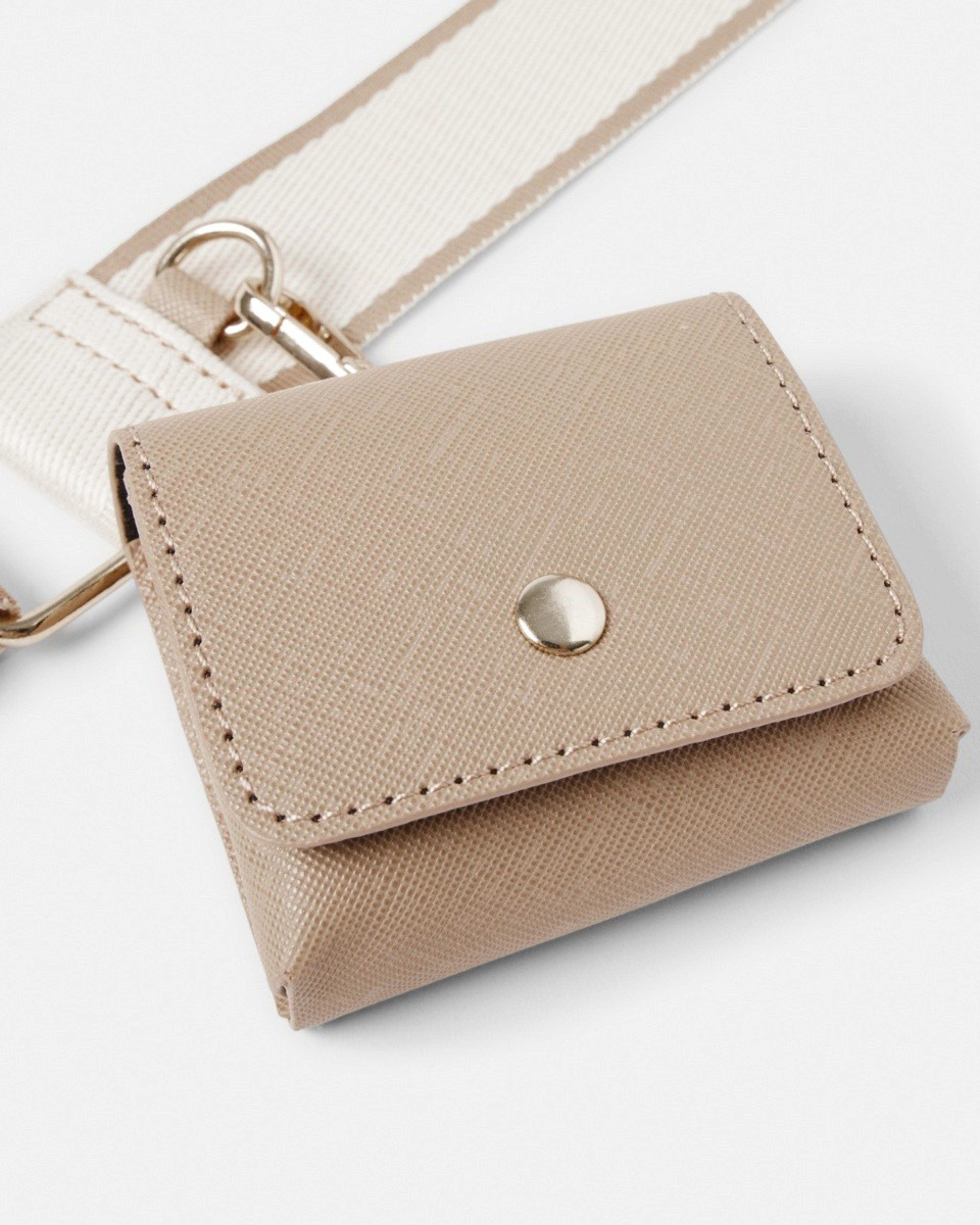 5 Double Zip Crossbody Bag BEIGE VANILLA, 5 of 8