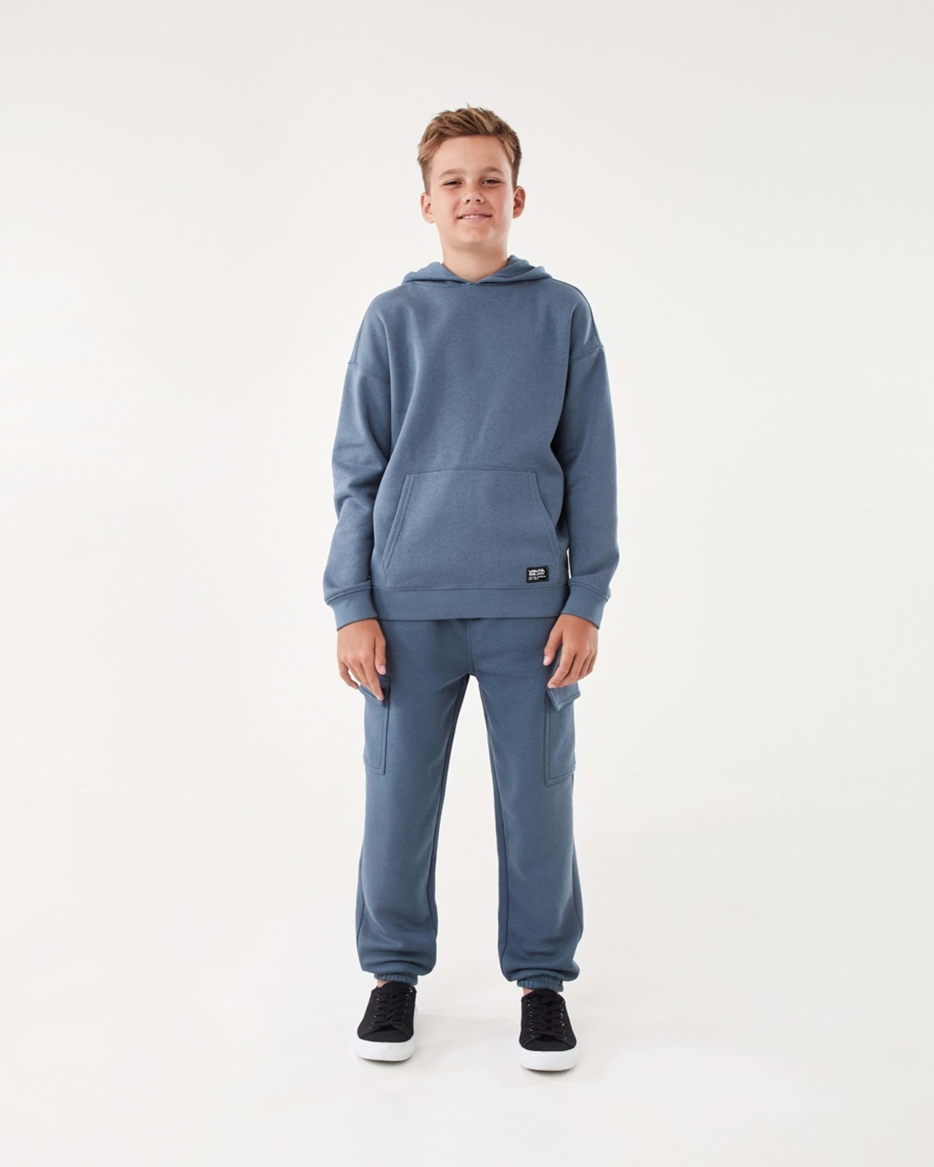 7 Oversized Hoodie With Pocket Vintg Blue, 7 of 10