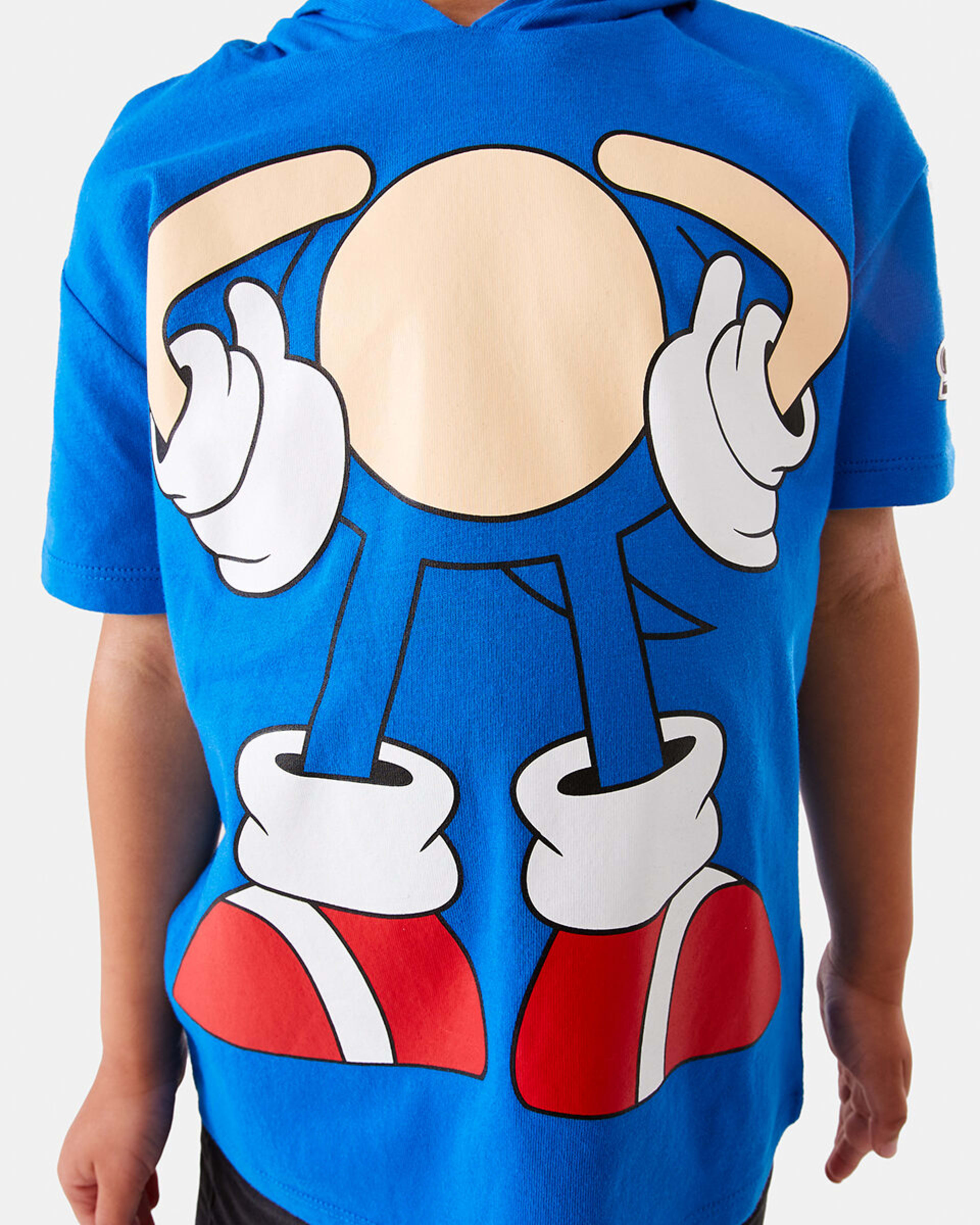 Sonic License Hooded Print Tshirt Kmart NZ