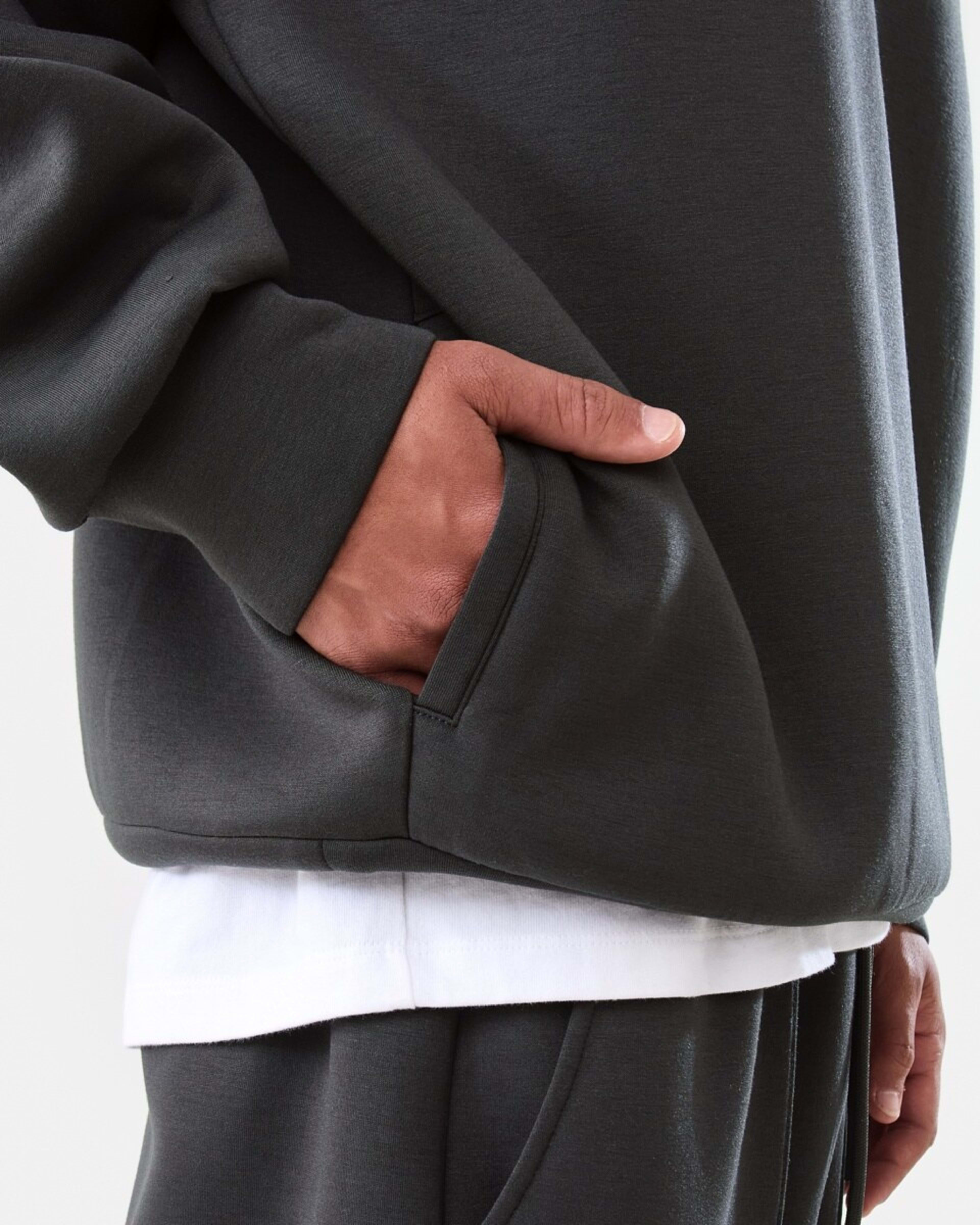7 Oversized Scuba Hoodie VOLCANIC ROCK, 7 of 9