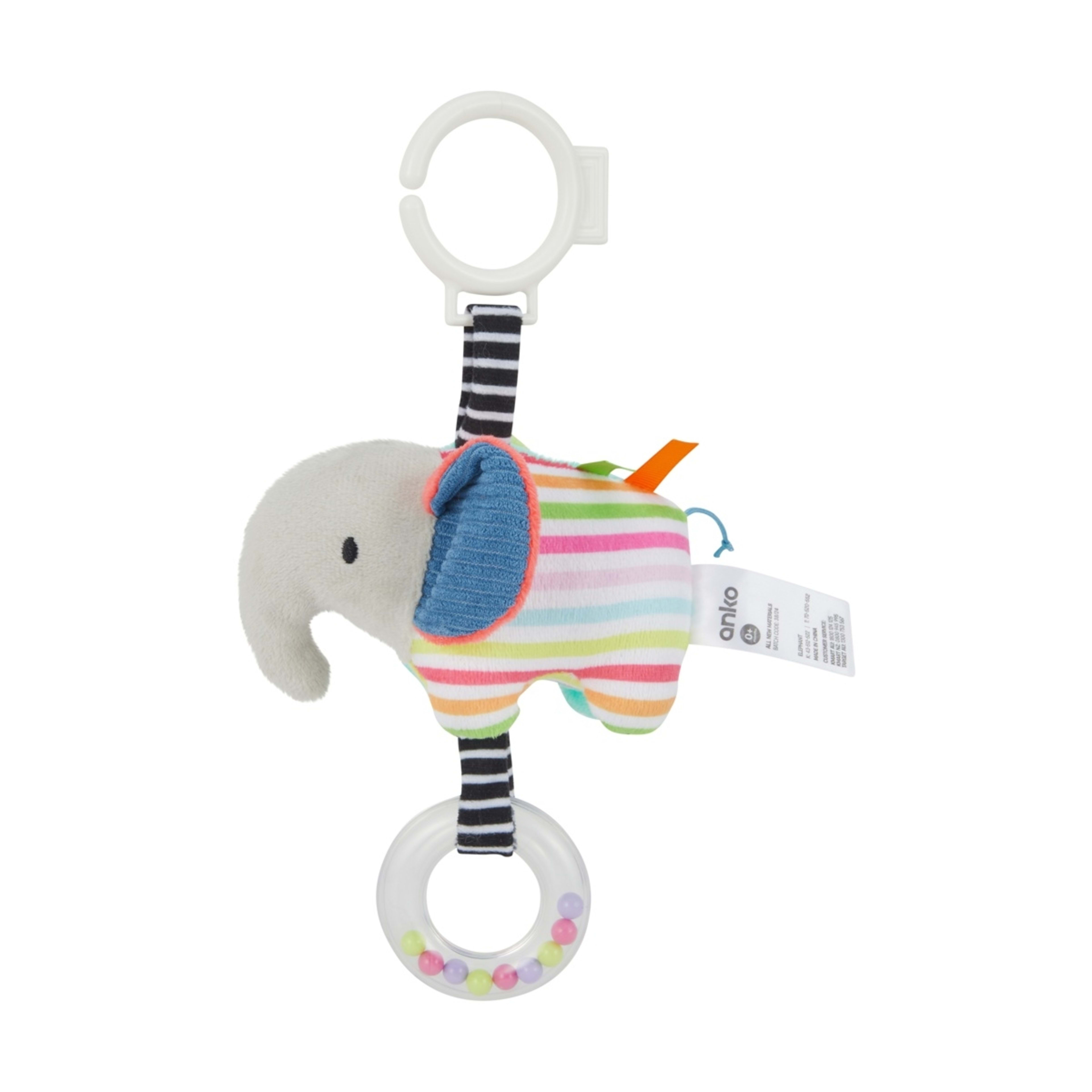 3 Pram Toy - Elephant, 3 of 8