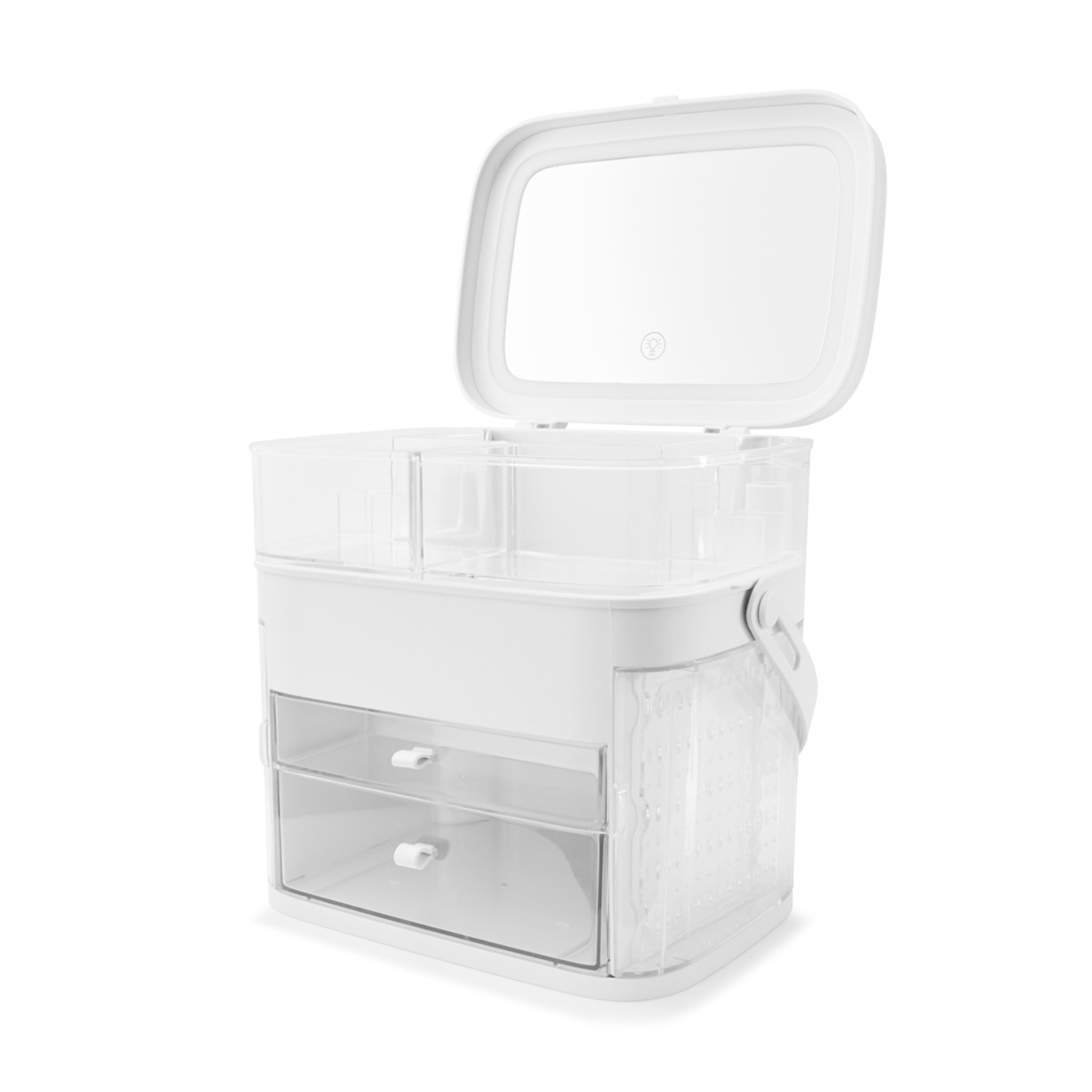 3 Cosmetic Caddy with Mirror, 3 of 10