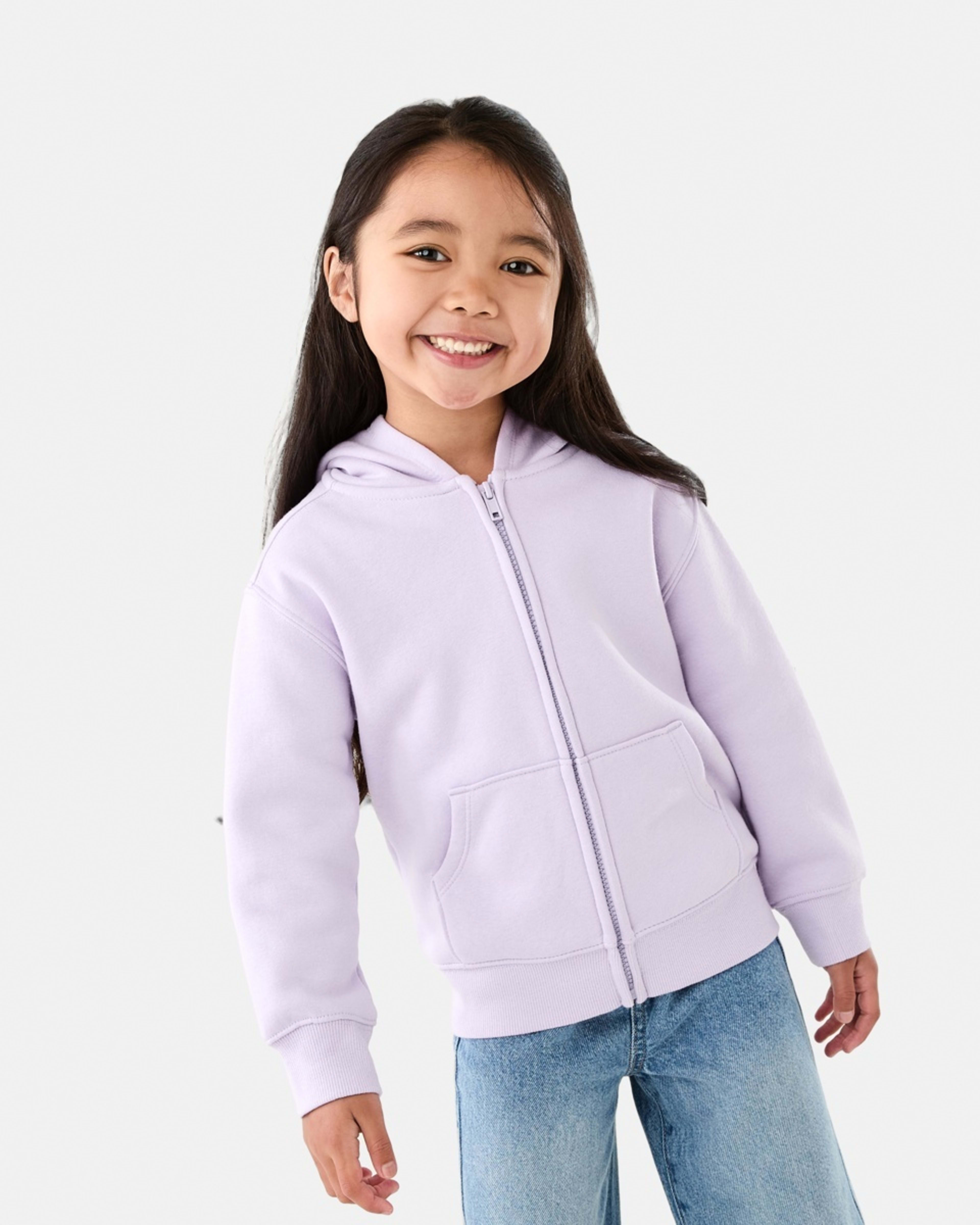 2 Zip Through Hoodie Pst Purple, 2 of 10