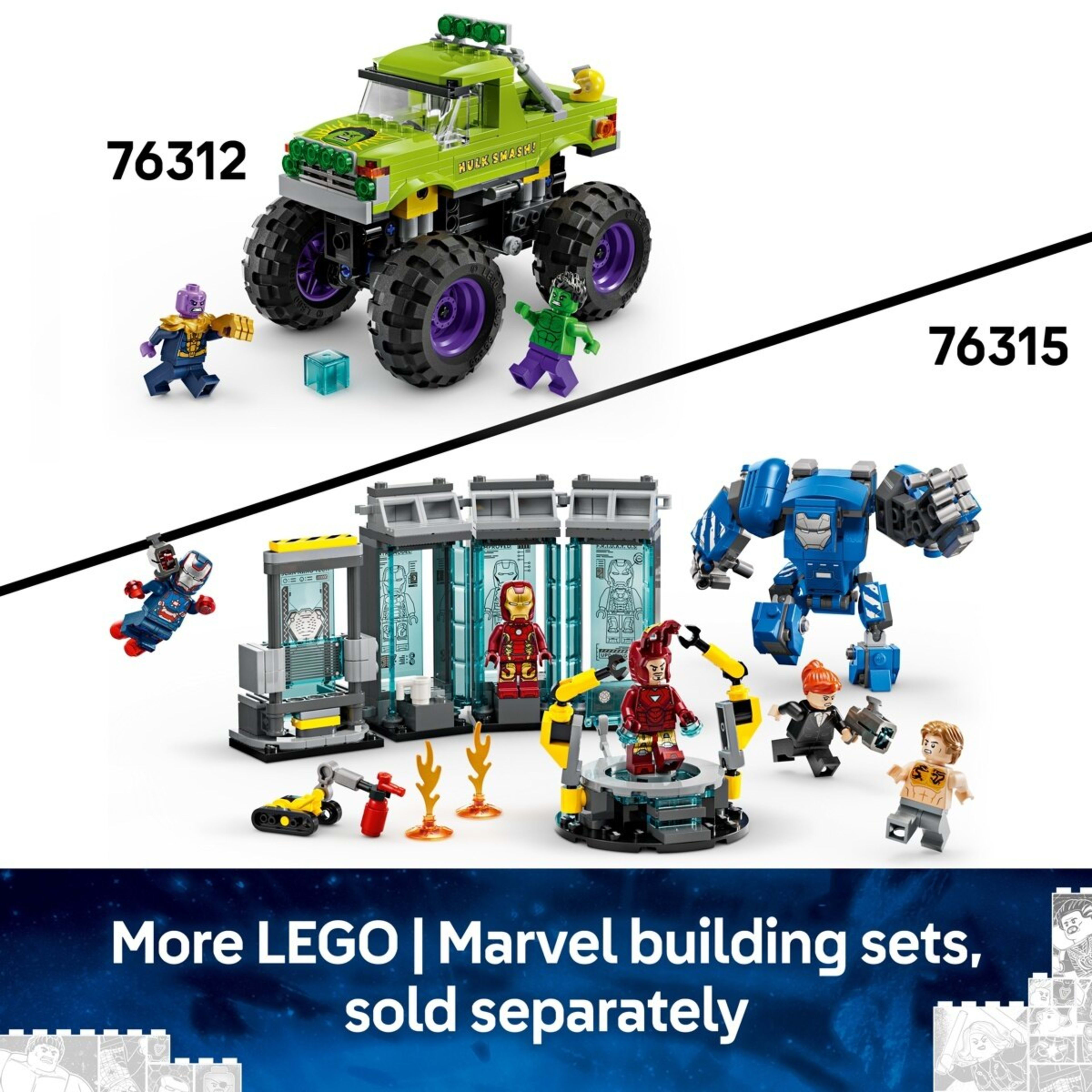 8 LEGO Marvel The Hulk Truck vs. Thanos 76312, 8 of 11