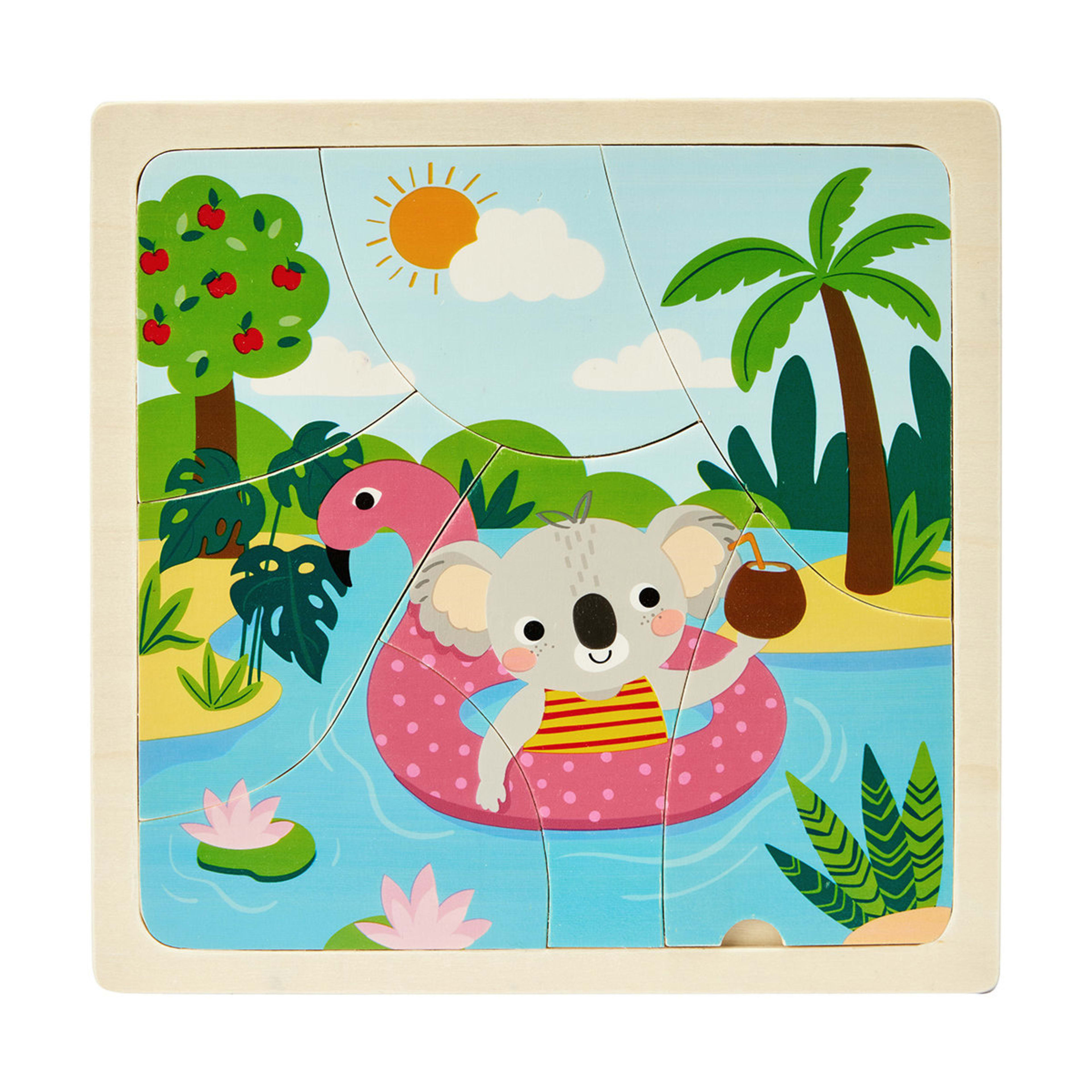 Wooden Layered Puzzle Kmart