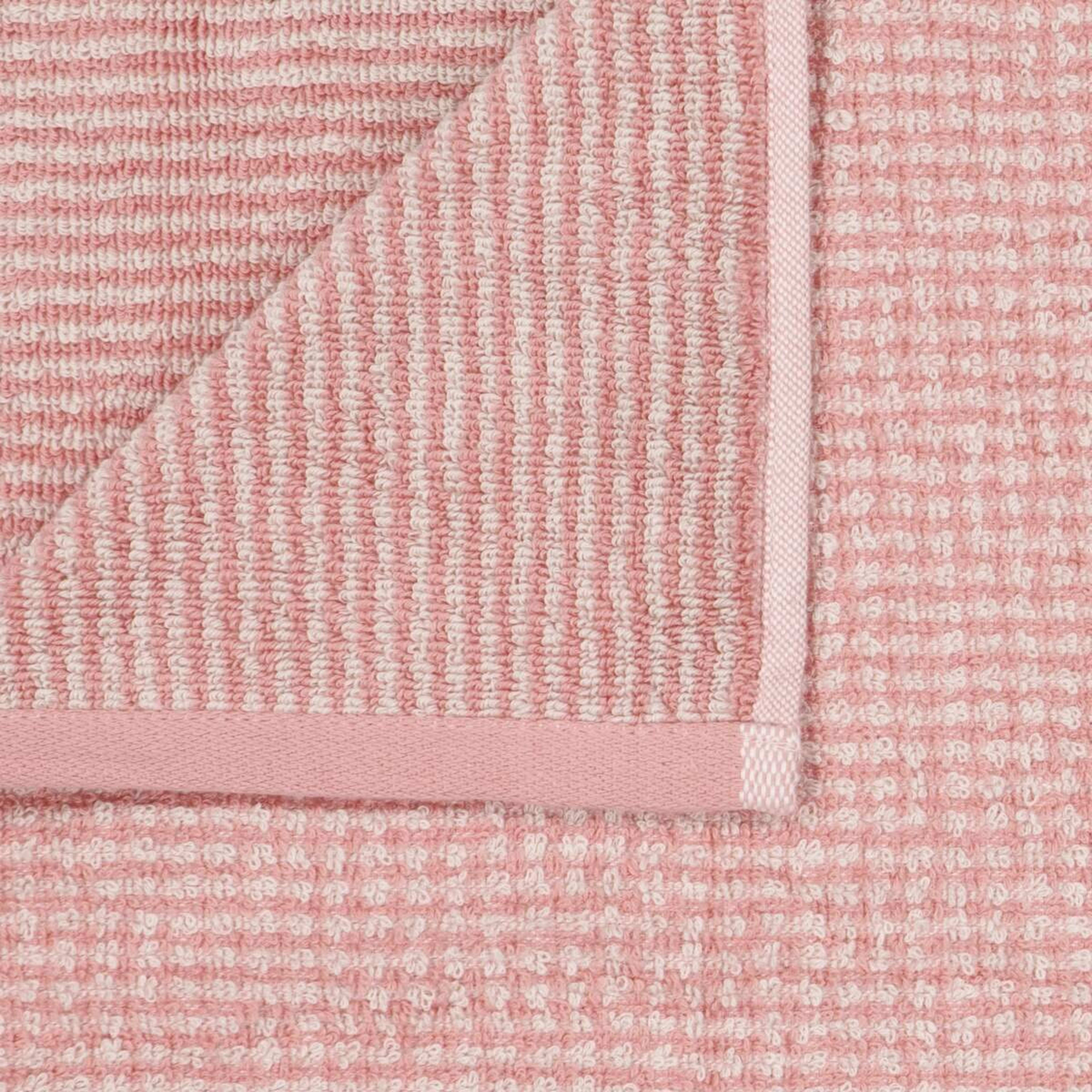 2 Mini Waffle Cotton Hand Towel - Rose Tan, 2 of 6