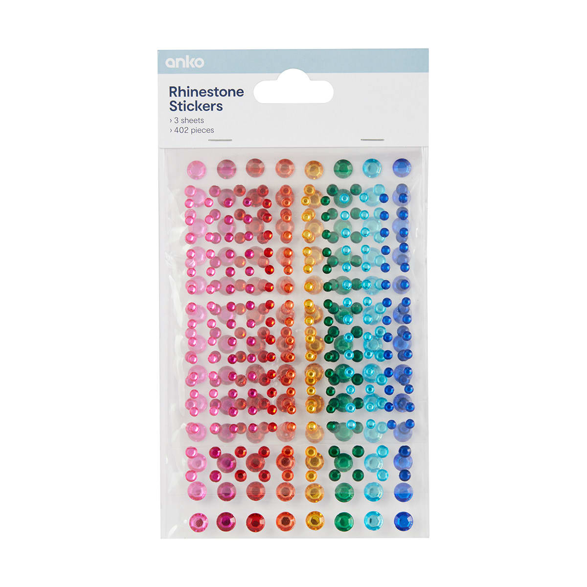 402 Piece Rhinestone Stickers Kmart