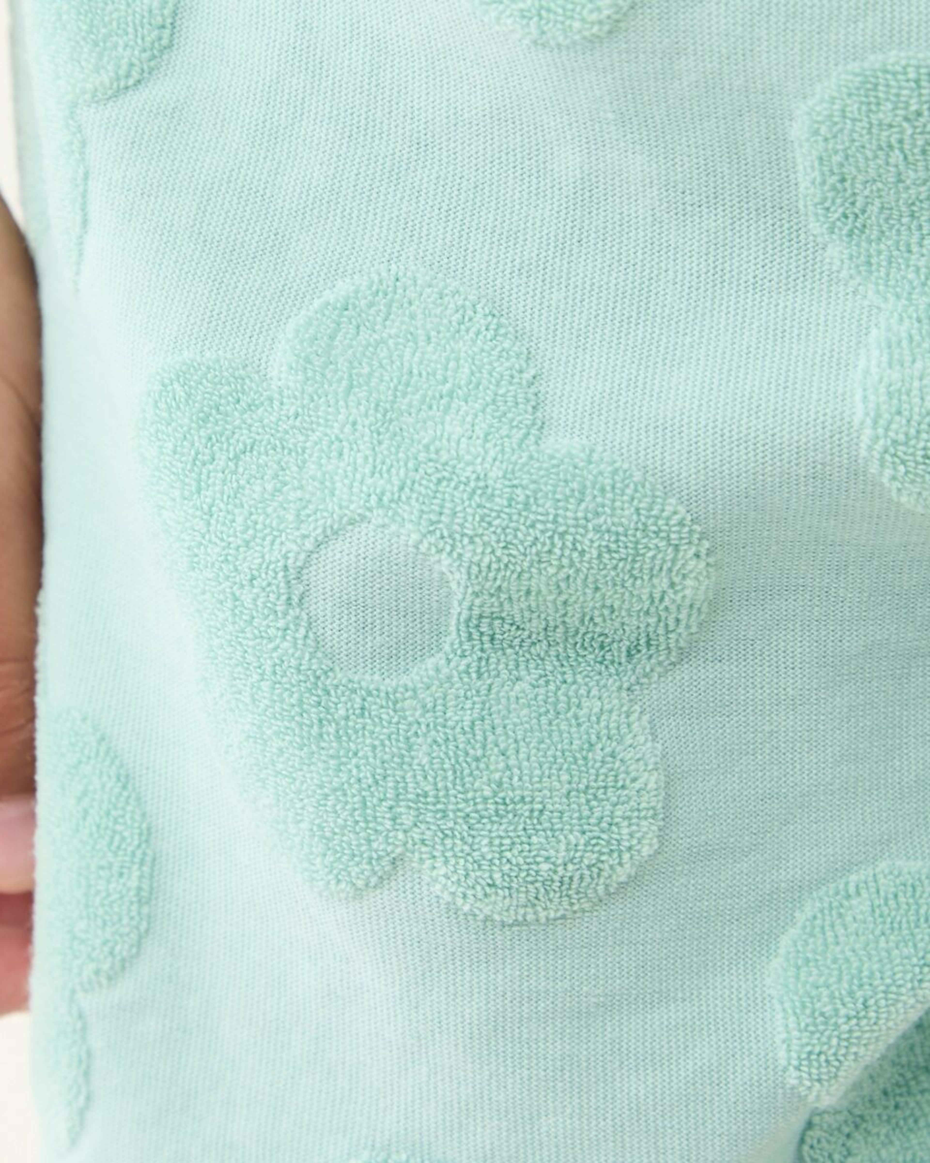4 Texture Shorts Daisy Terry Pastel Turquoise, 4 of 8