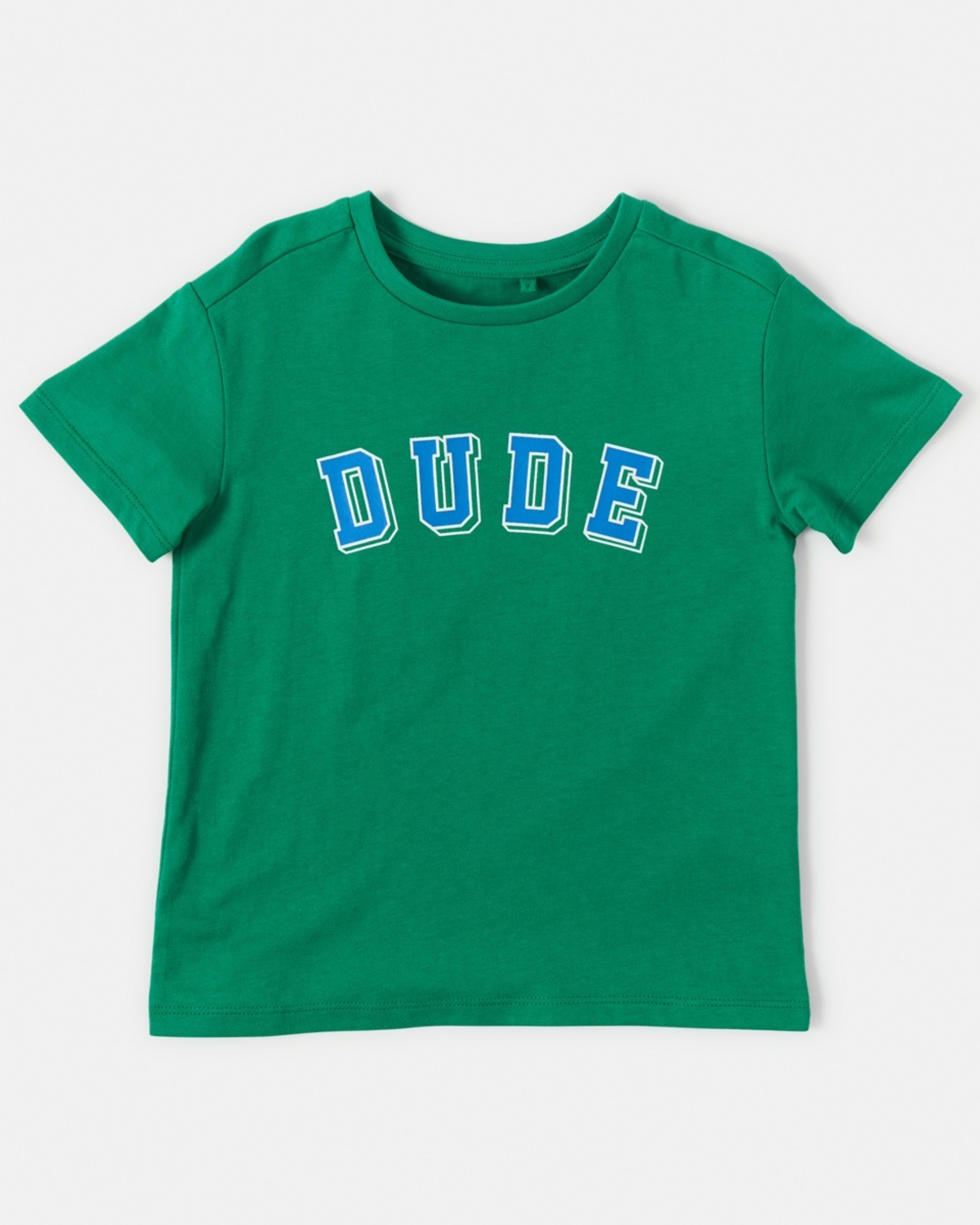 7 Chest Print T-shirt Green Dude, 7 of 8