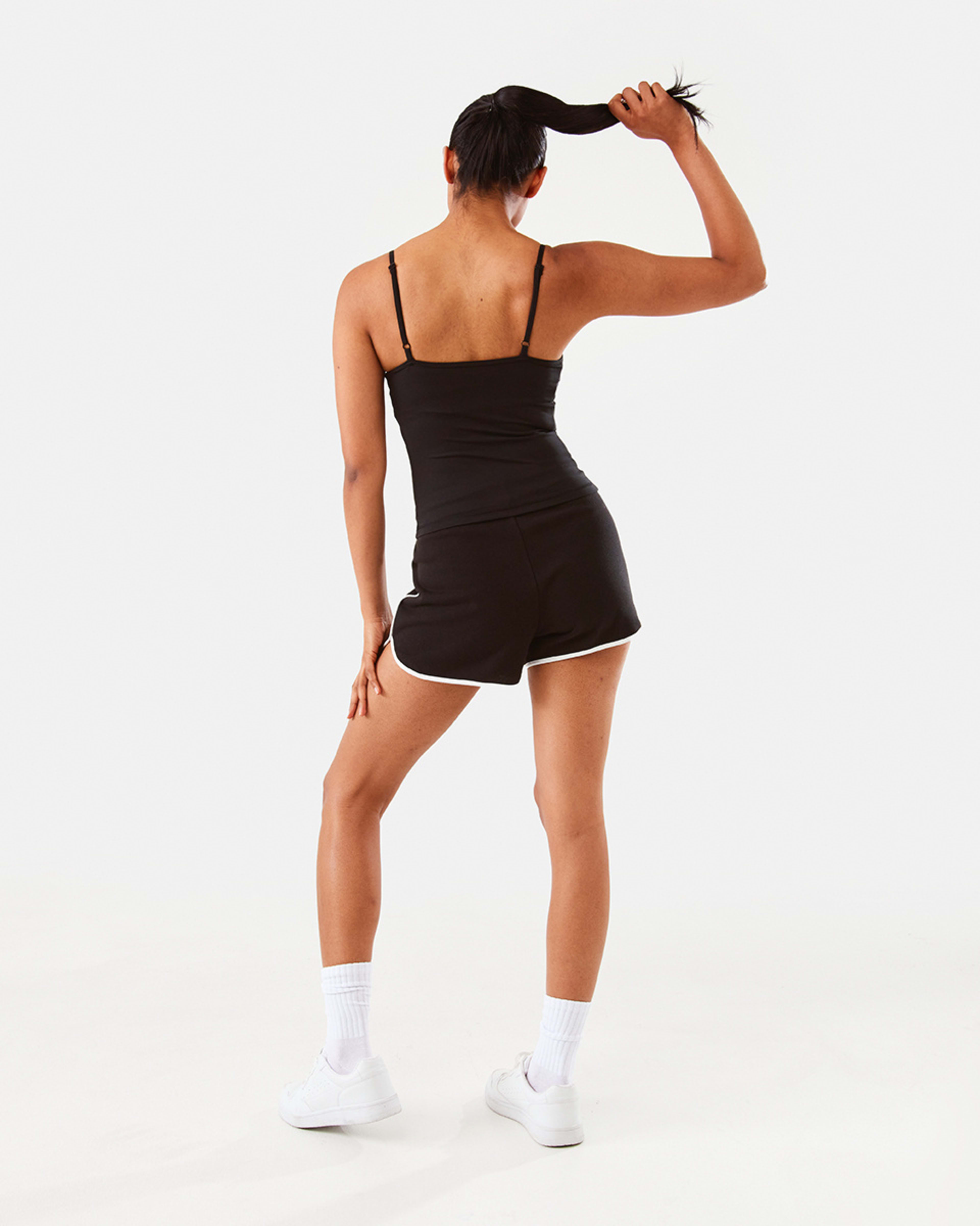 4 Active Womens Vintage Shorts Black, 4 of 6