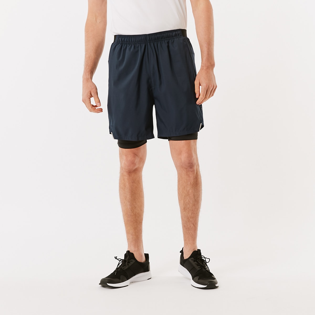 Active Mens Dual Layer Shorts - Kmart