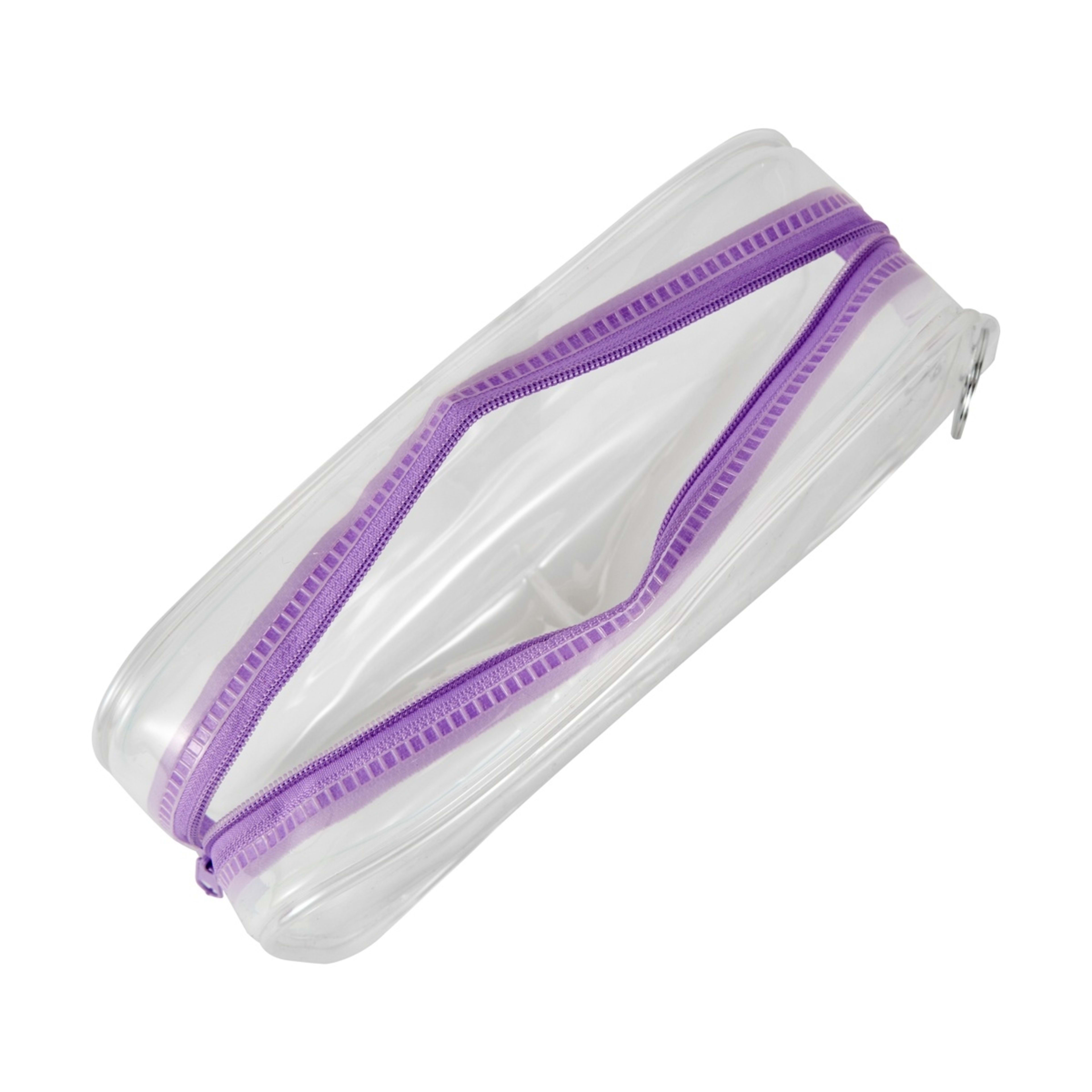 5 Soft Plastic Pencil Case - Clear, 5 of 7