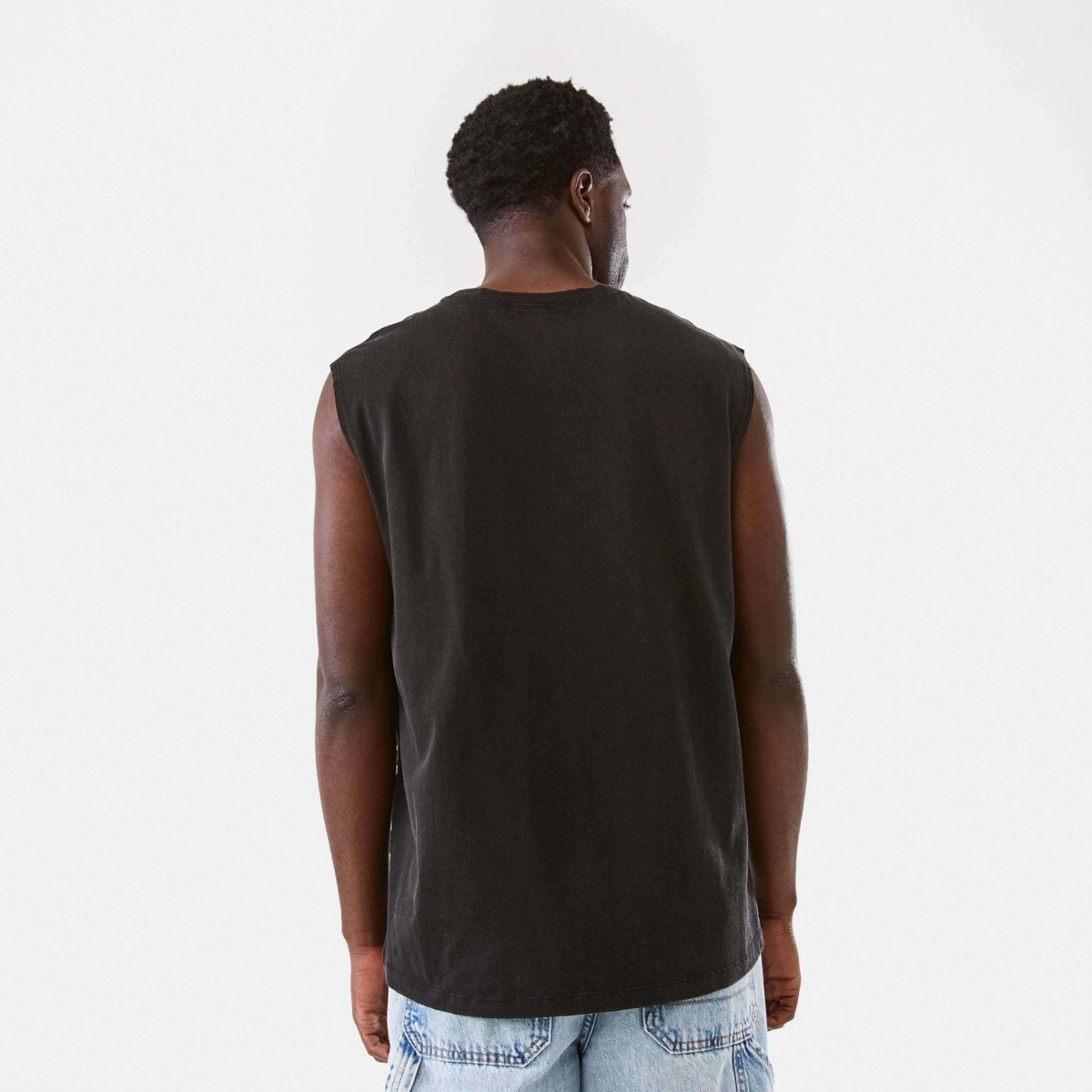 3 Oversized Washed Muscle Black, 3 of 7