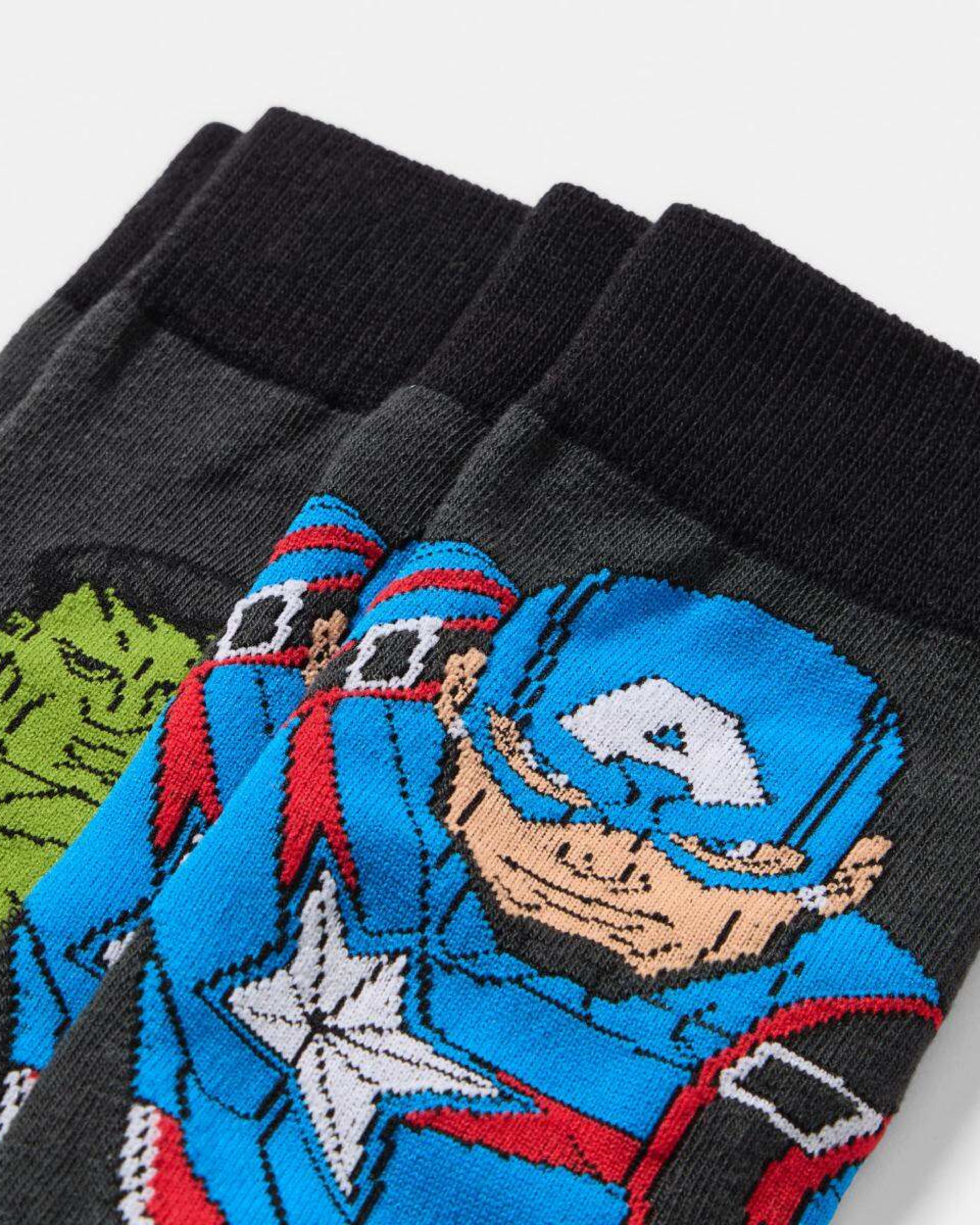 2 2 Pack Marvel License Socks 2PK MARVEL, 2 of 3