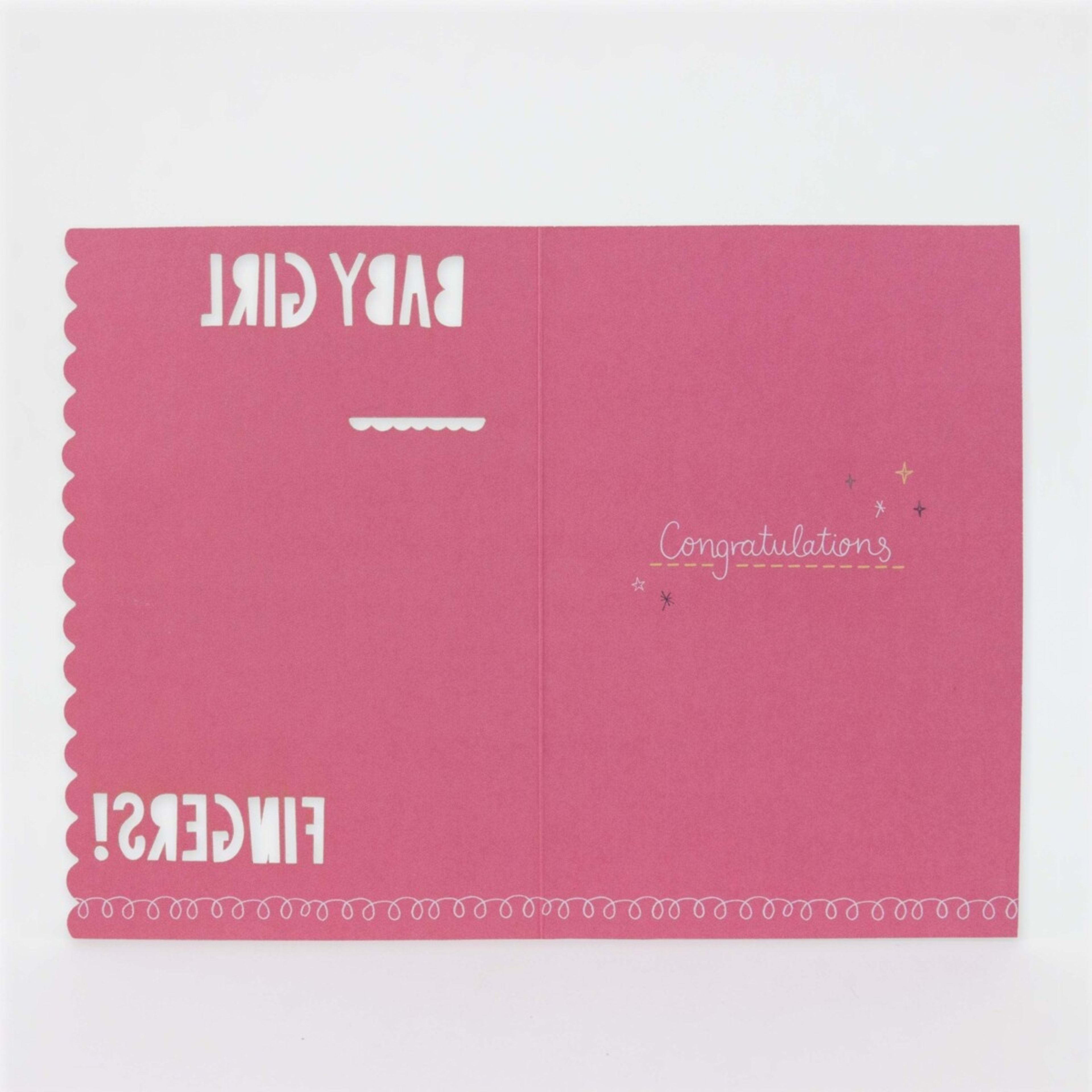 2 Connections from Hallmark Baby Girl Congratulations Card - Too Sweet, 2 of 3