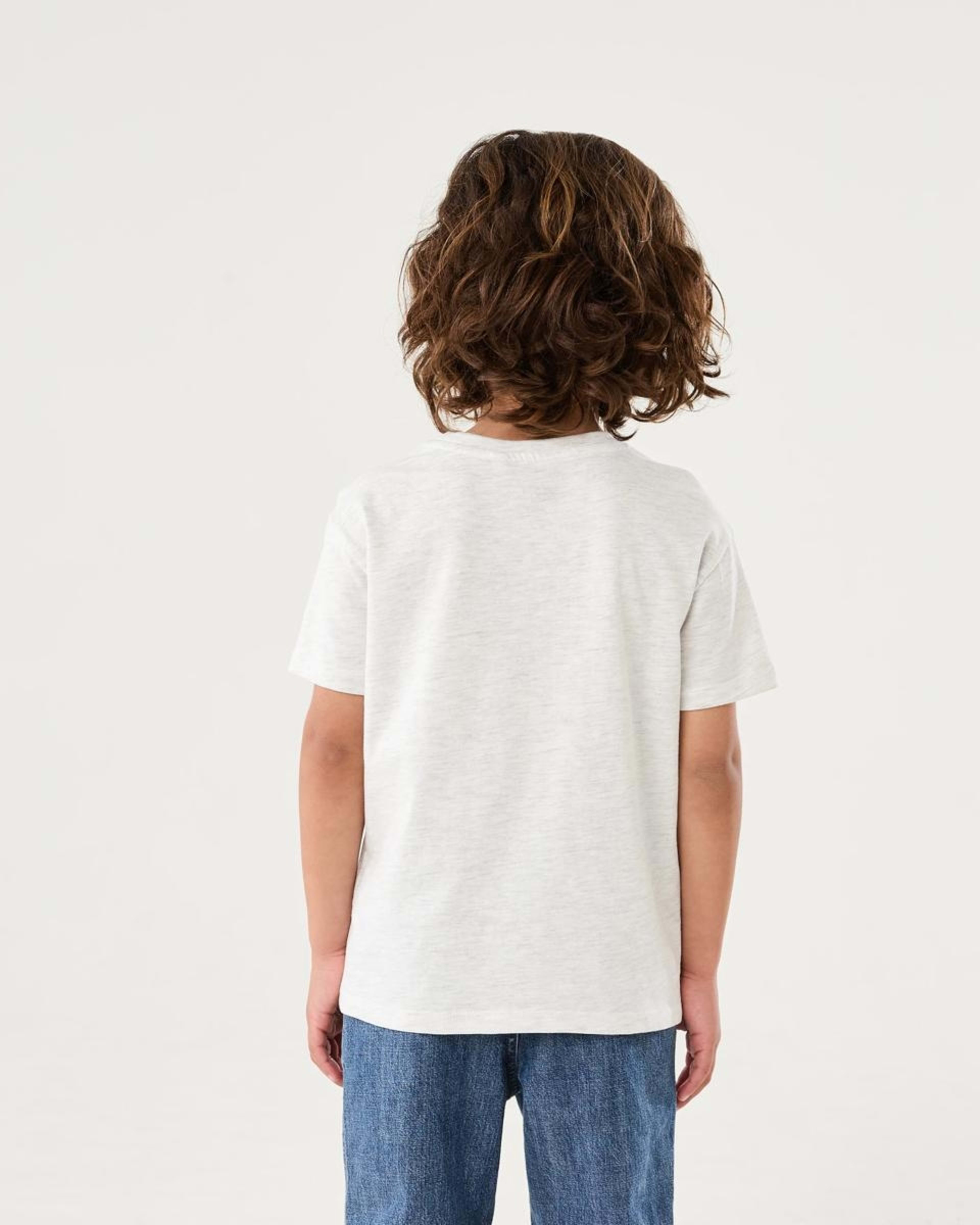 2 Chest Print T-shirt STAY WILD MONSTER WHITE MARLE, 2 of 6