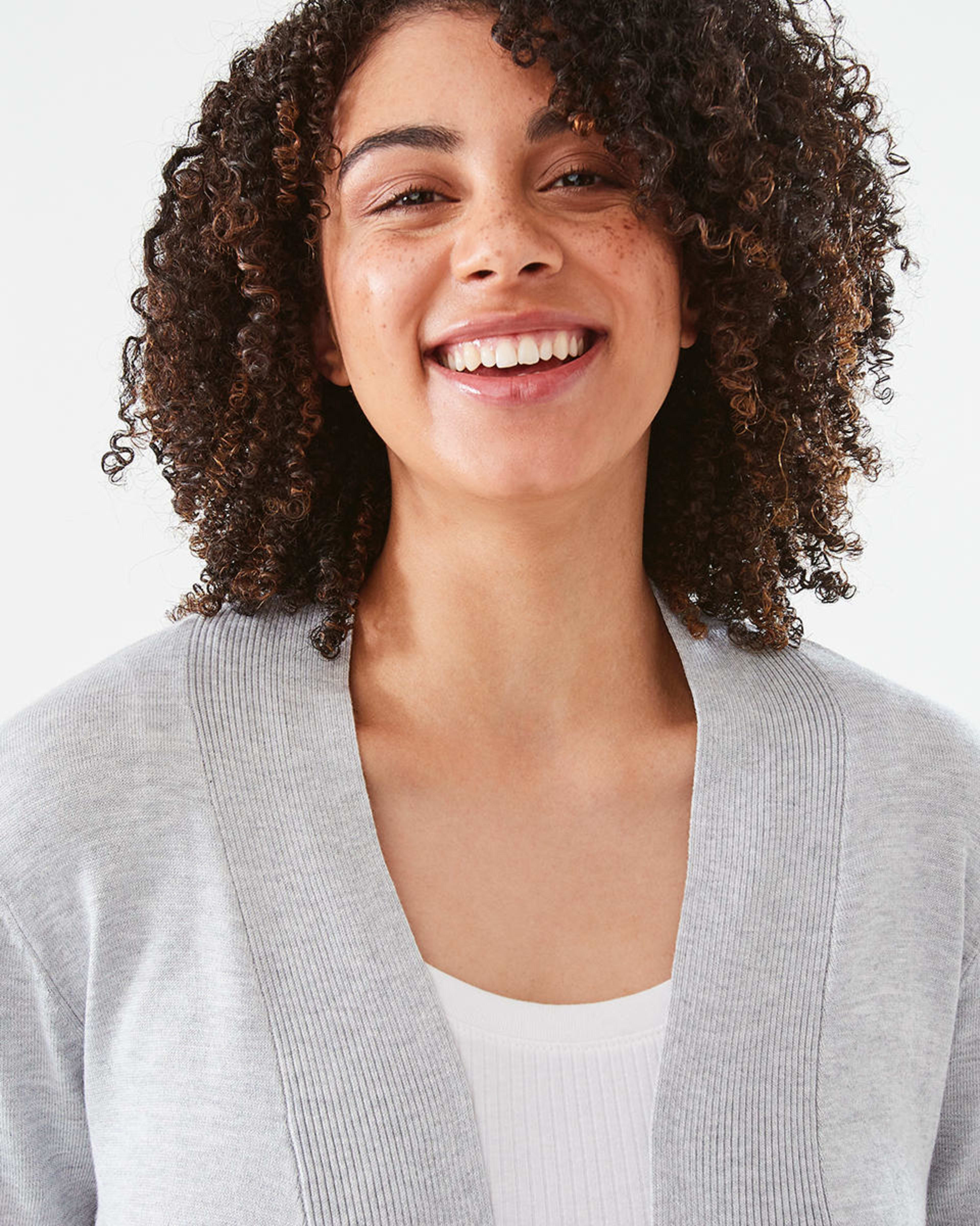 4 Edge to Edge Cardigan Grey Mrl, 4 of 6