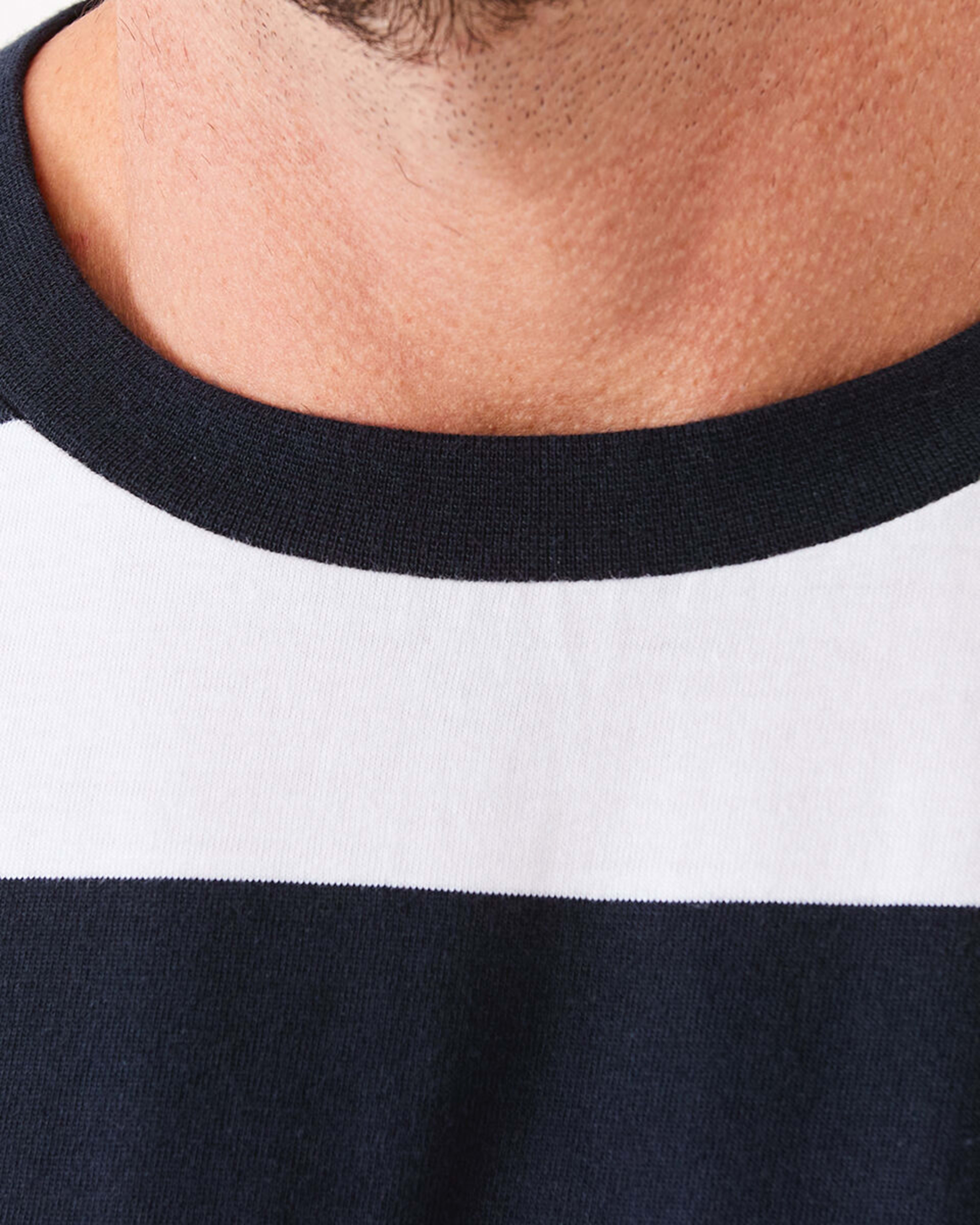 5 Oversized Striped T-Shirt Nvy Strp, 5 of 6