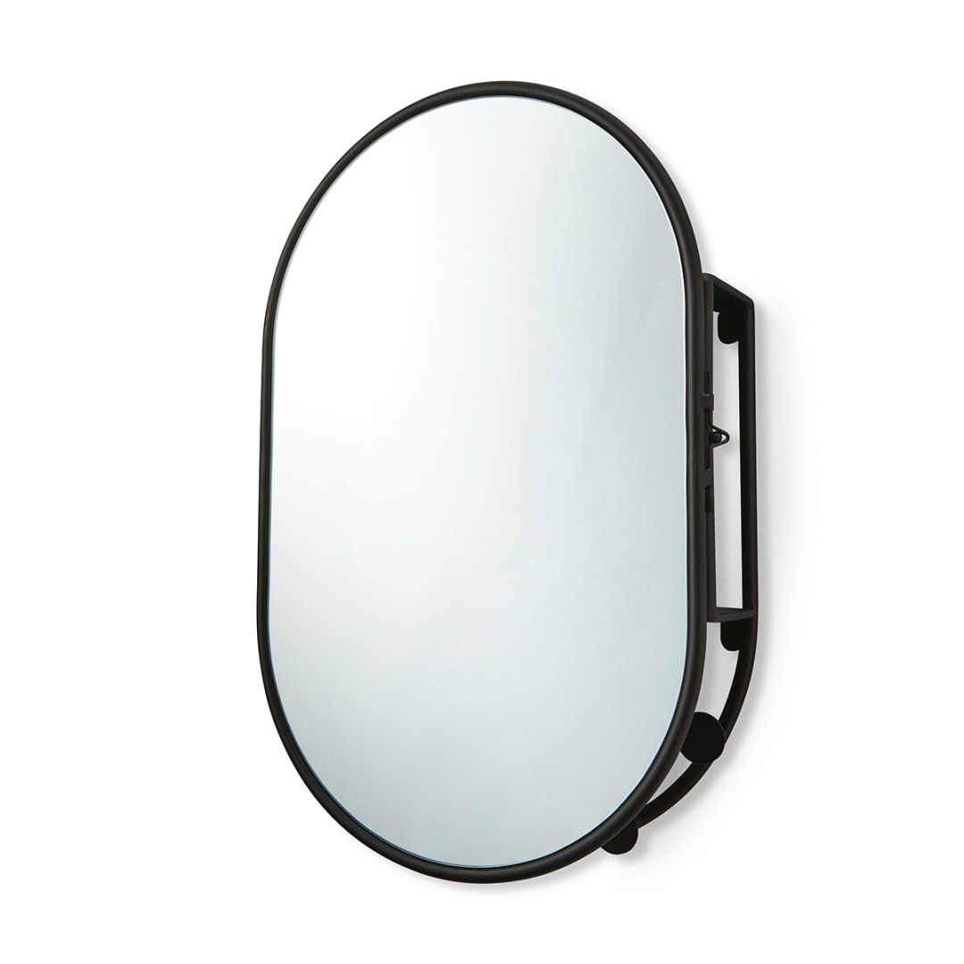 Hallway Mirror with Shelf and Hooks Kmart