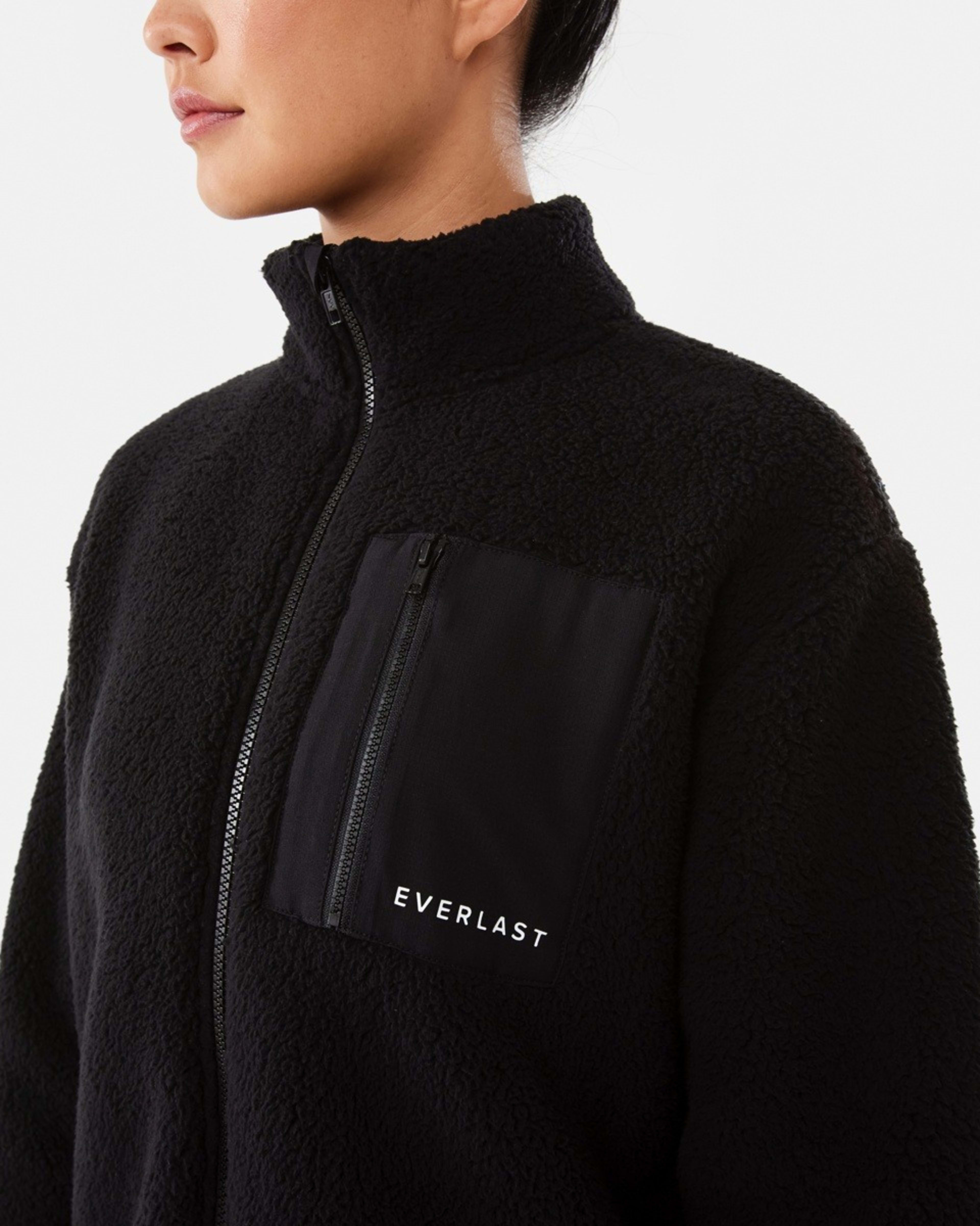 8 Everlast Womens Sherpa Jacket Black, 8 of 8