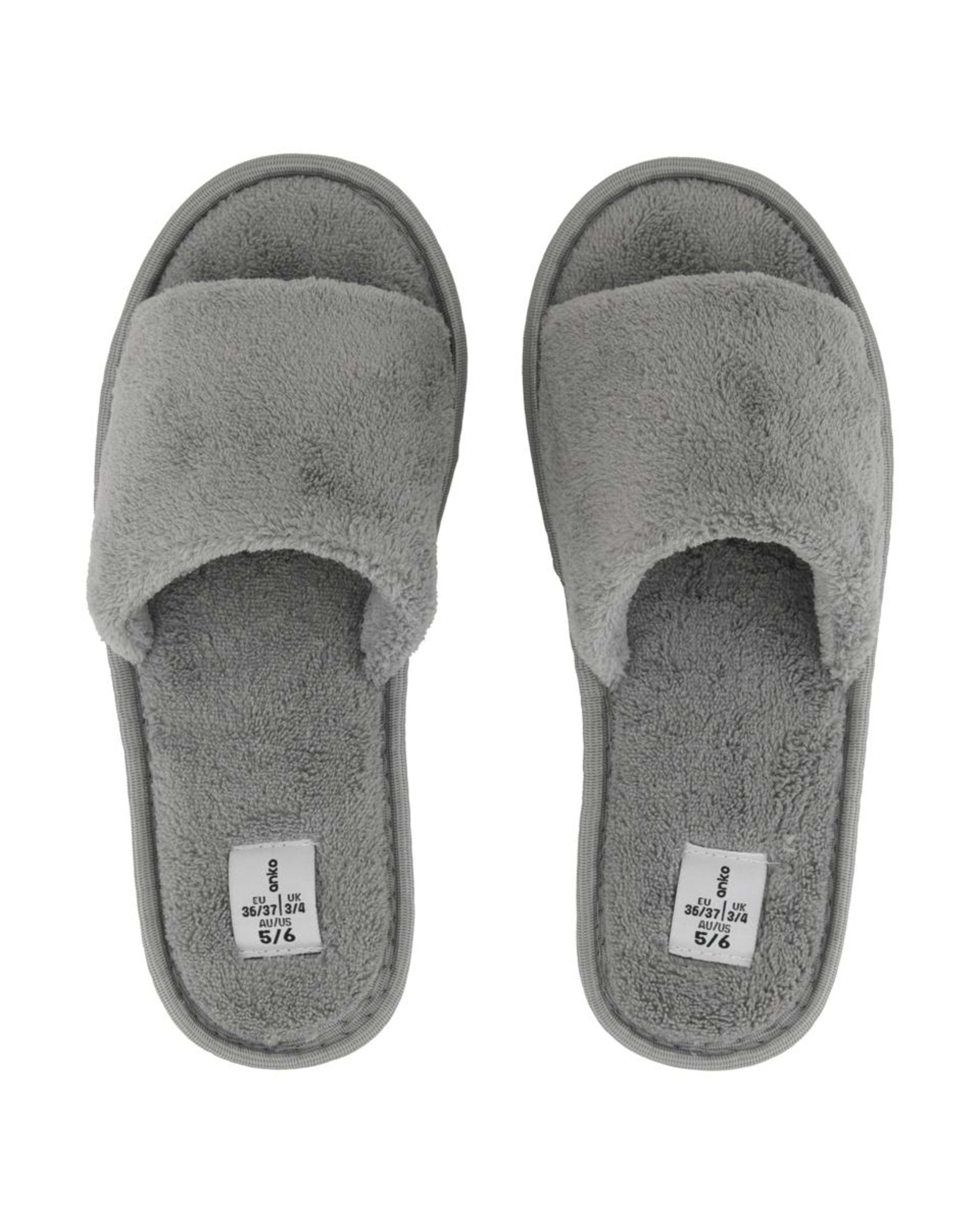 3 Scuff Slippers SOFT LIGHT GREY, 3 of 4