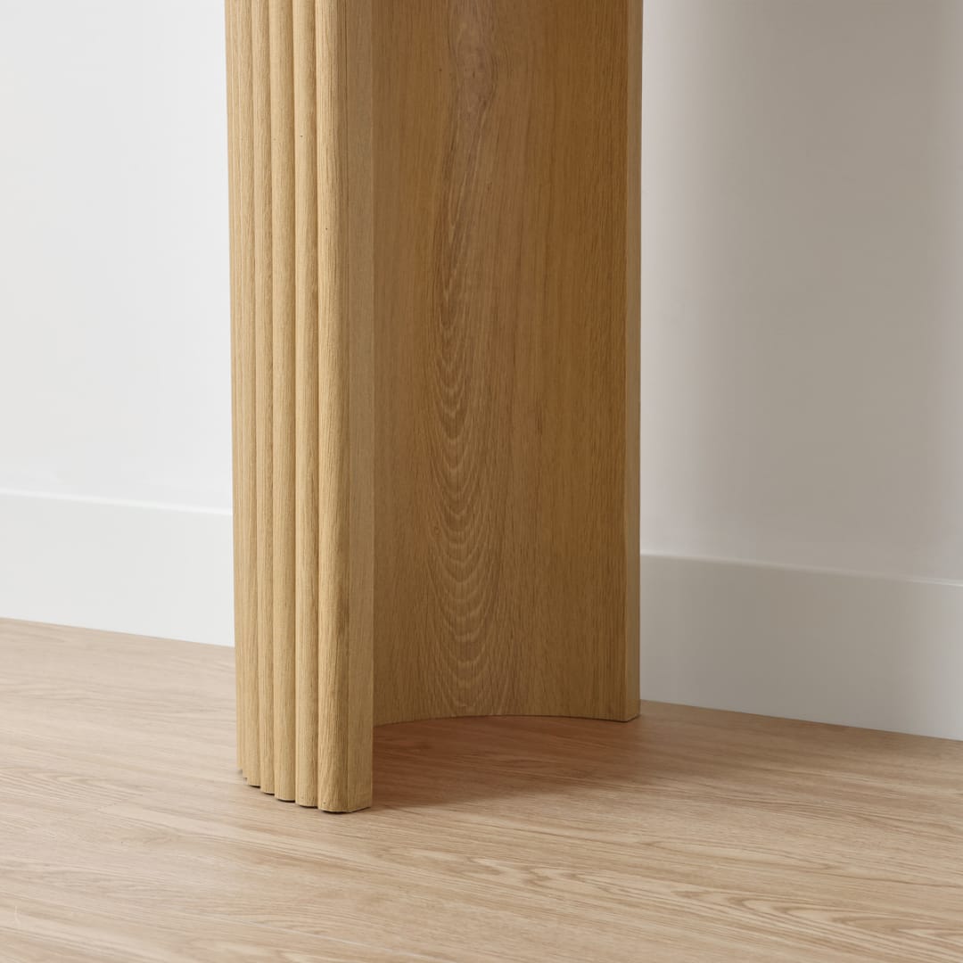 Ribbed Console Table Kmart
