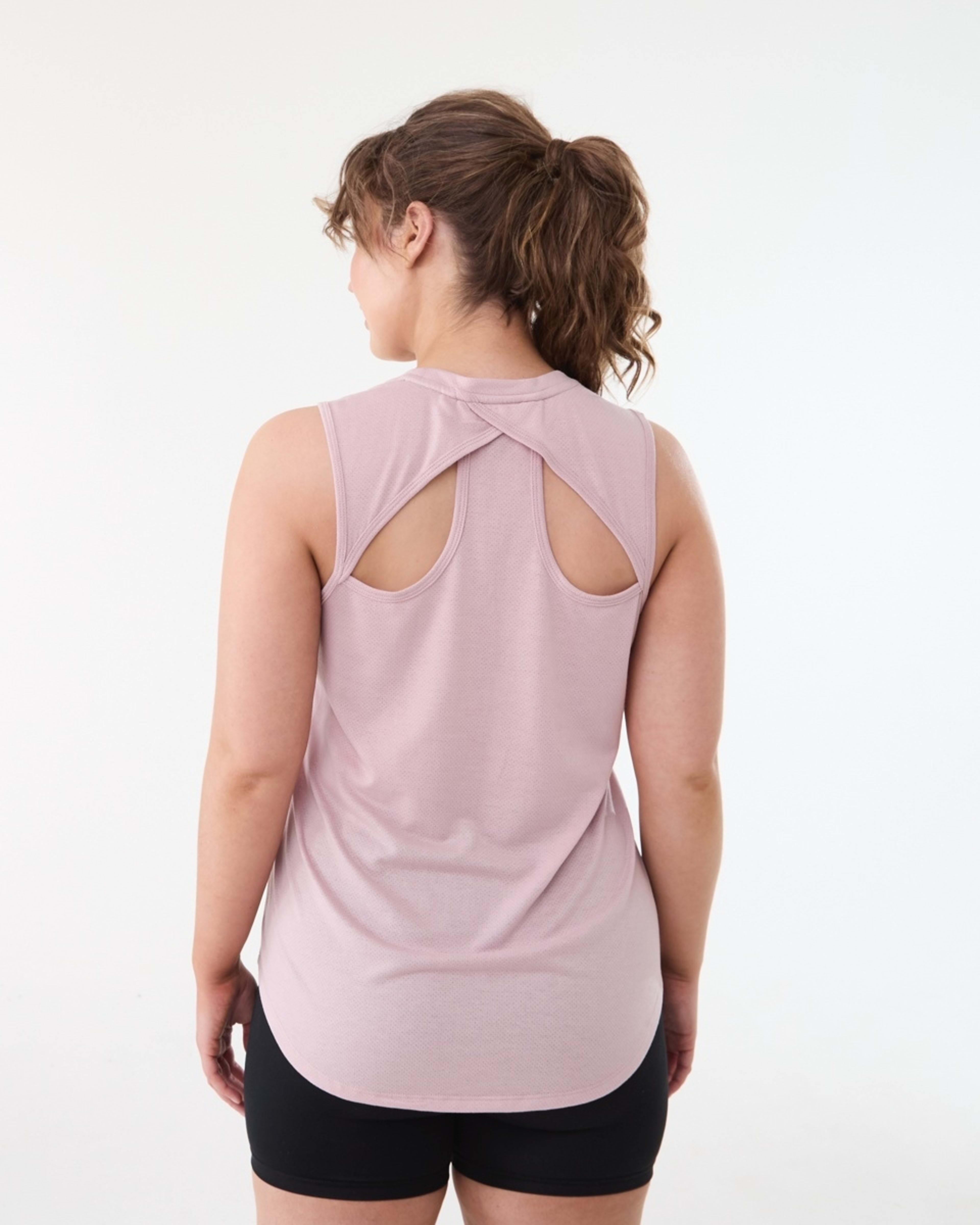 3 Everlast Womens Keyhole Tank EVERLAST ROSE BLUSH, 3 of 7