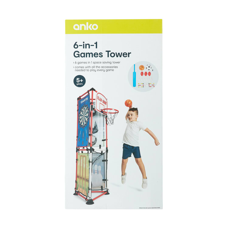 6in1 Games Tower Kmart