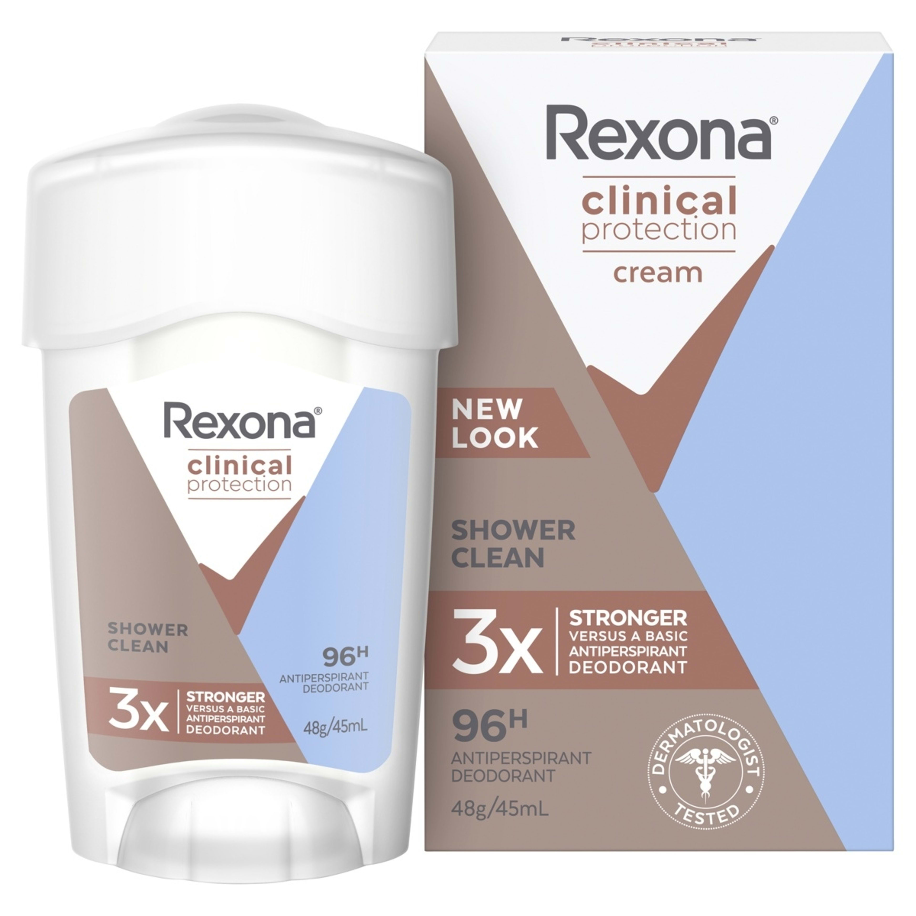 1 Rexona Shower Clean Clinical Protection Antiperspirant 45ml