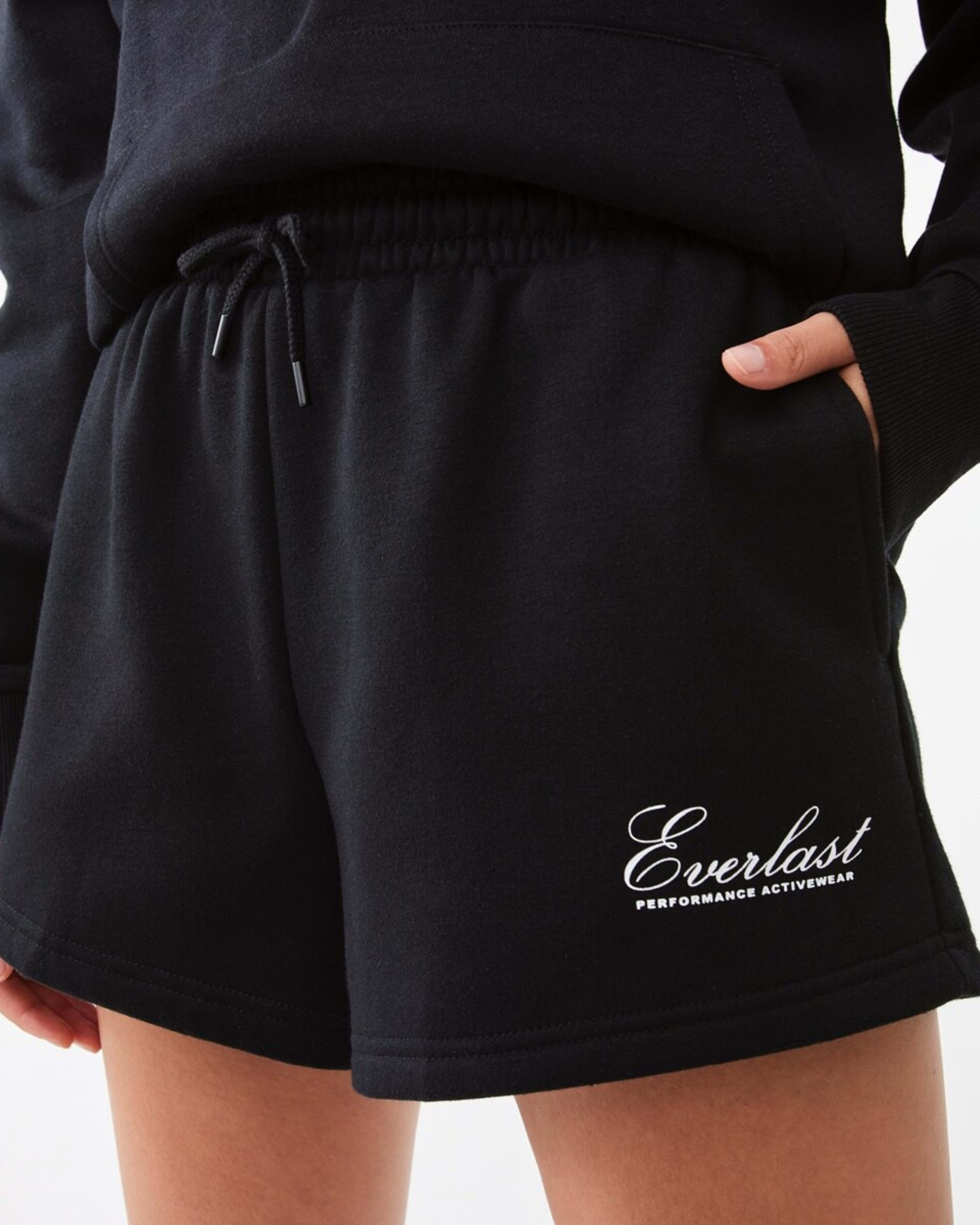 1 Everlast Womens Street Sweat Shorts EVERLAST BLACK