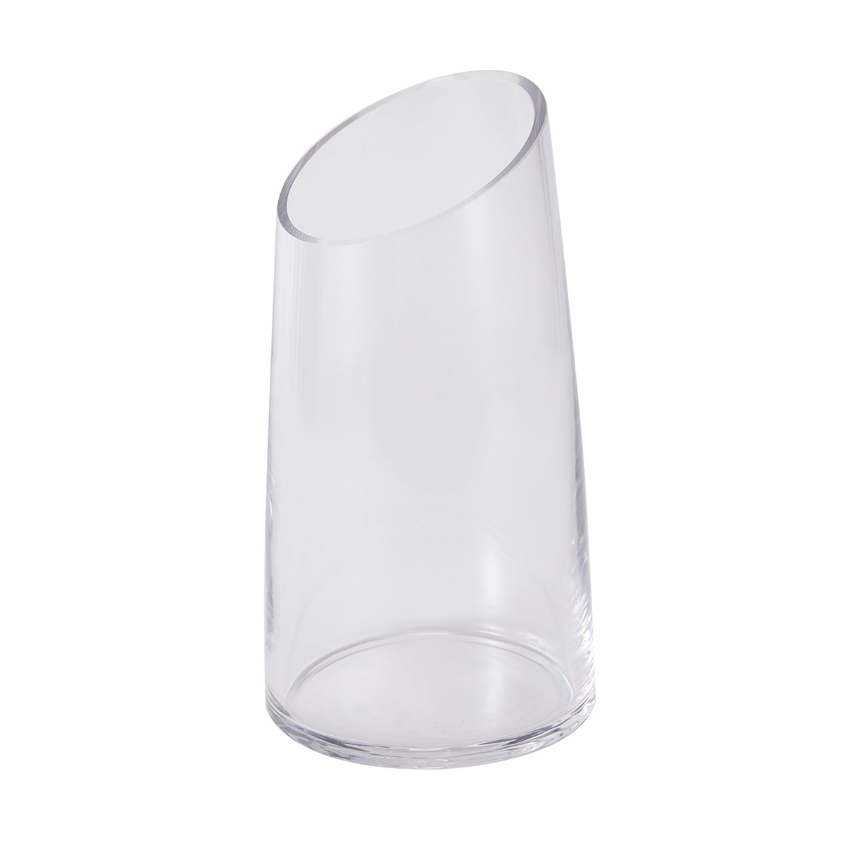 Bevelled Glass Vase Kmart