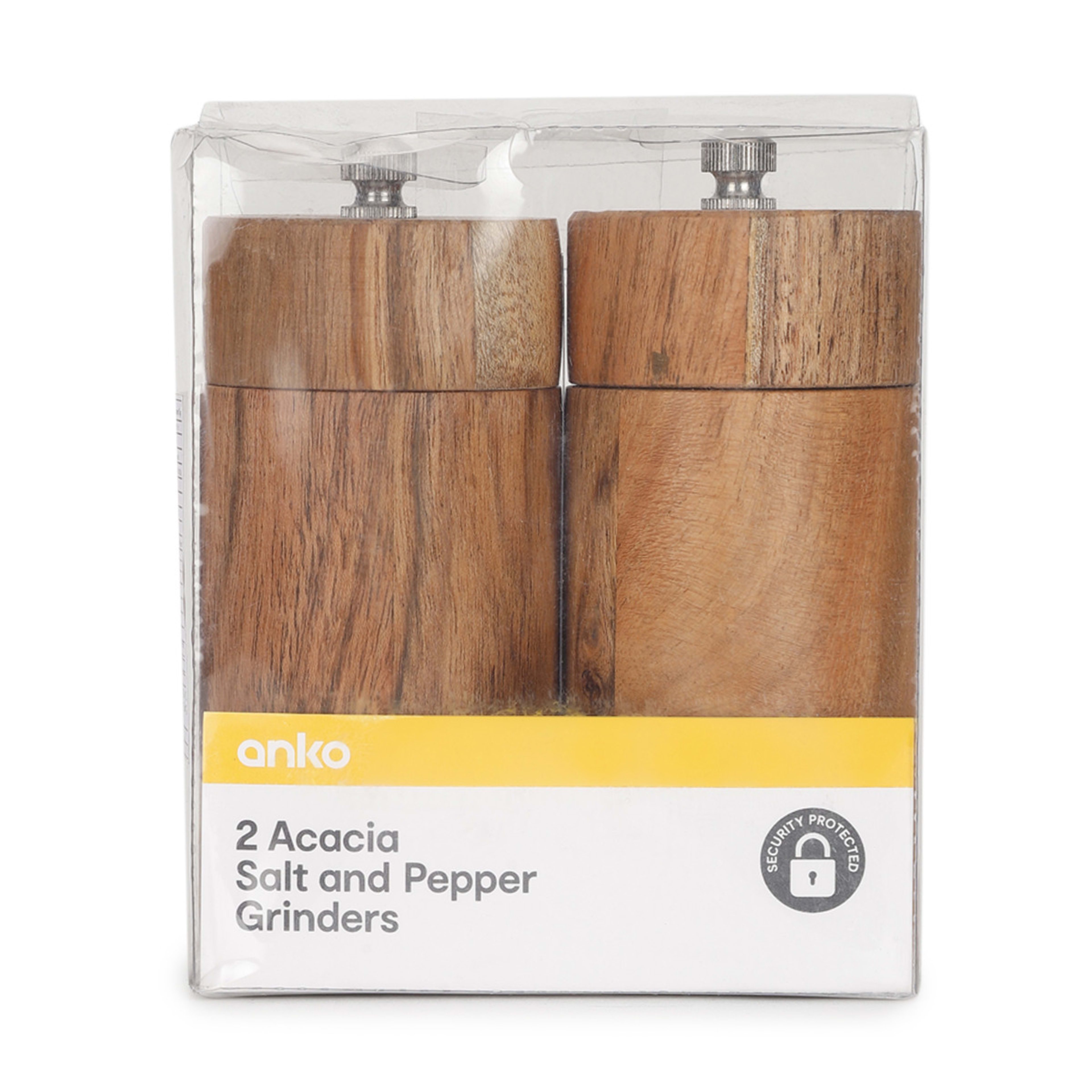 7 2 Pack Acacia Salt and Pepper Grinders, 7 of 7