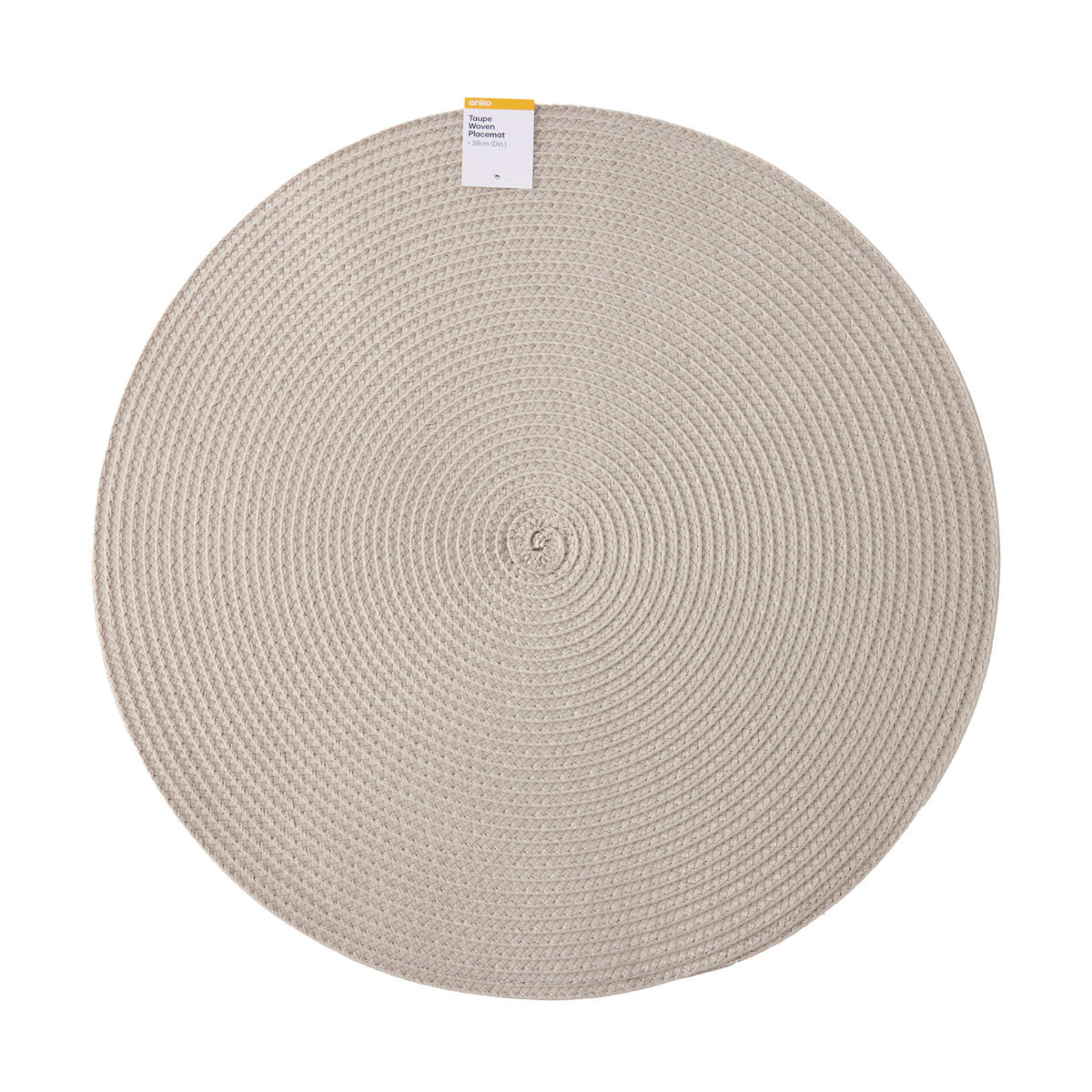 Taupe Woven Placemat Kmart NZ
