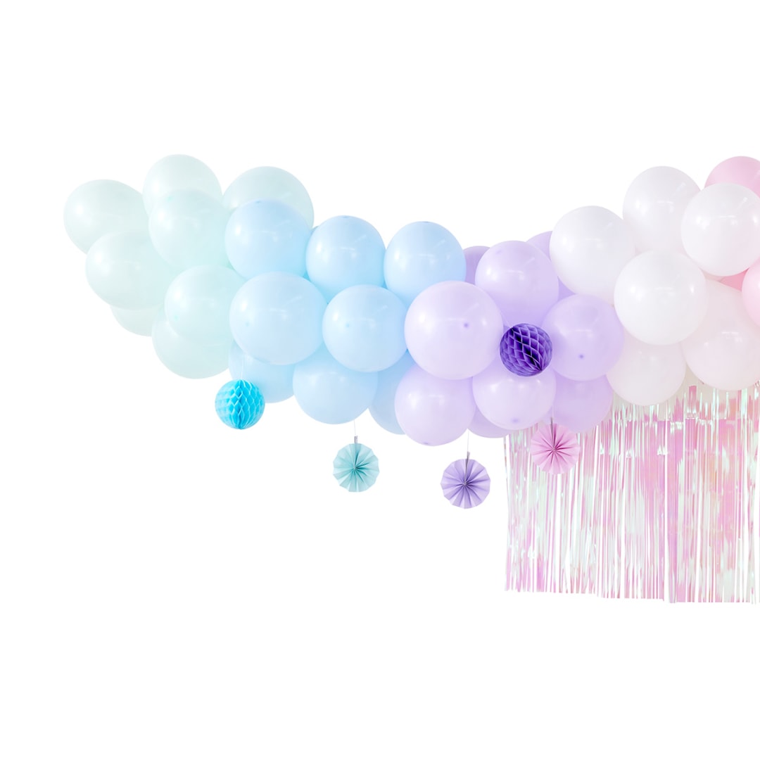 Pastel Embellished Mega Balloon Garland Kmart