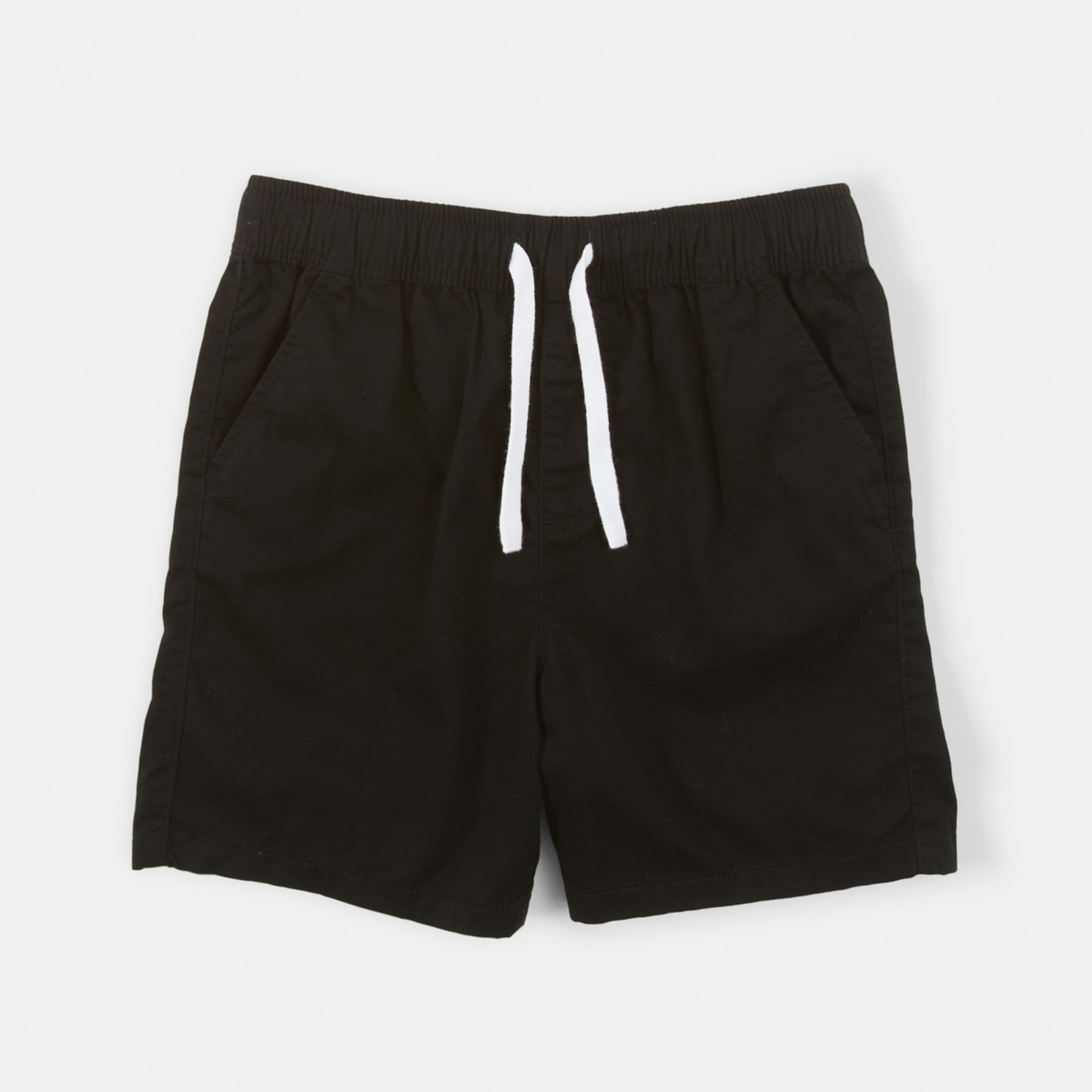 7 Solid Twill Shorts Black, 7 of 8